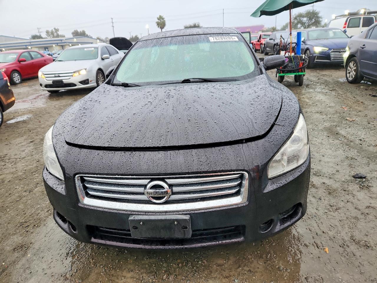 2013 Nissan Maxima S Black vin: 1N4AA5AP7DC834478
