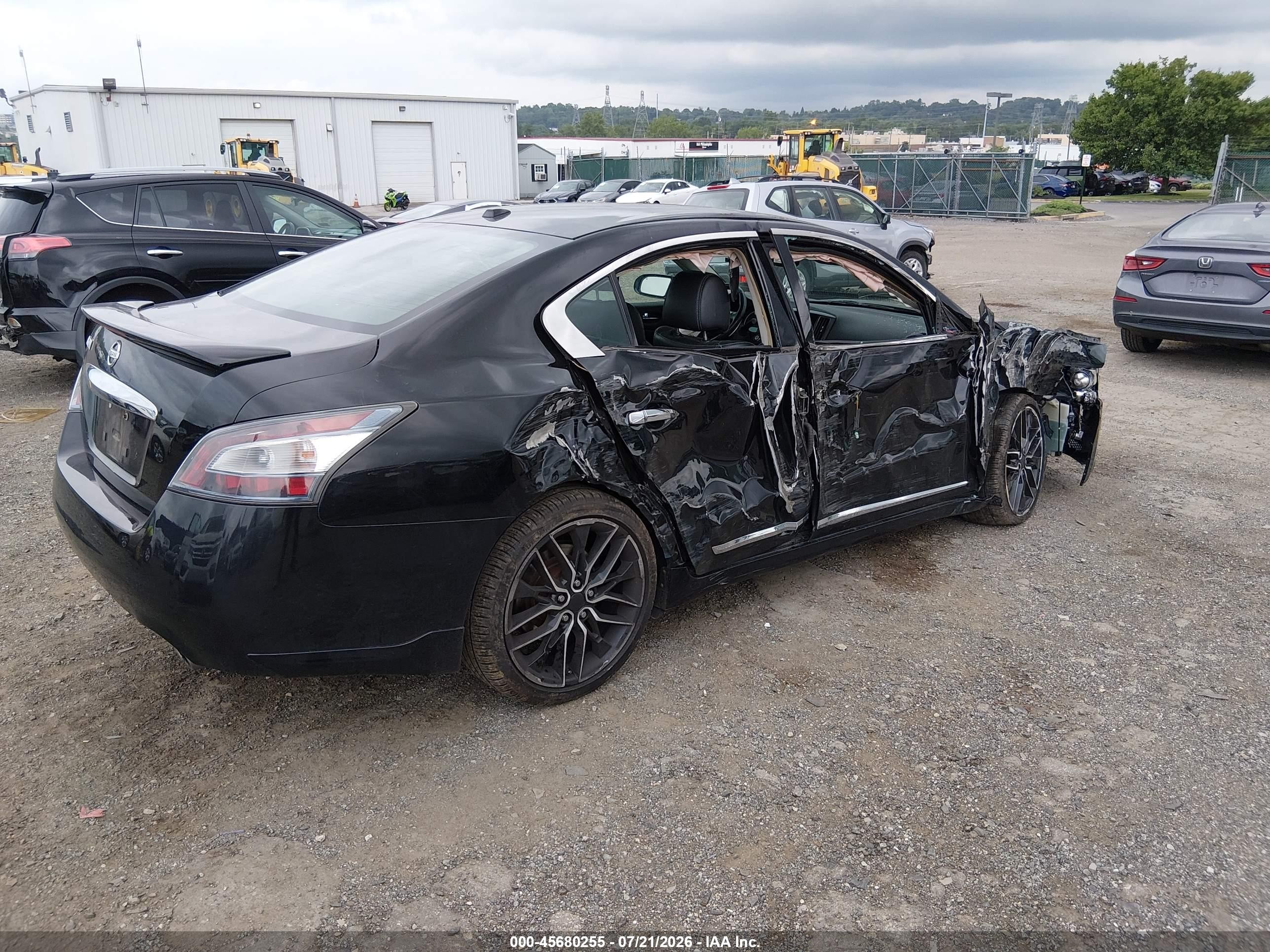 2013 Nissan Maxima 3.5 Sv Black vin: 1N4AA5AP7DC837848