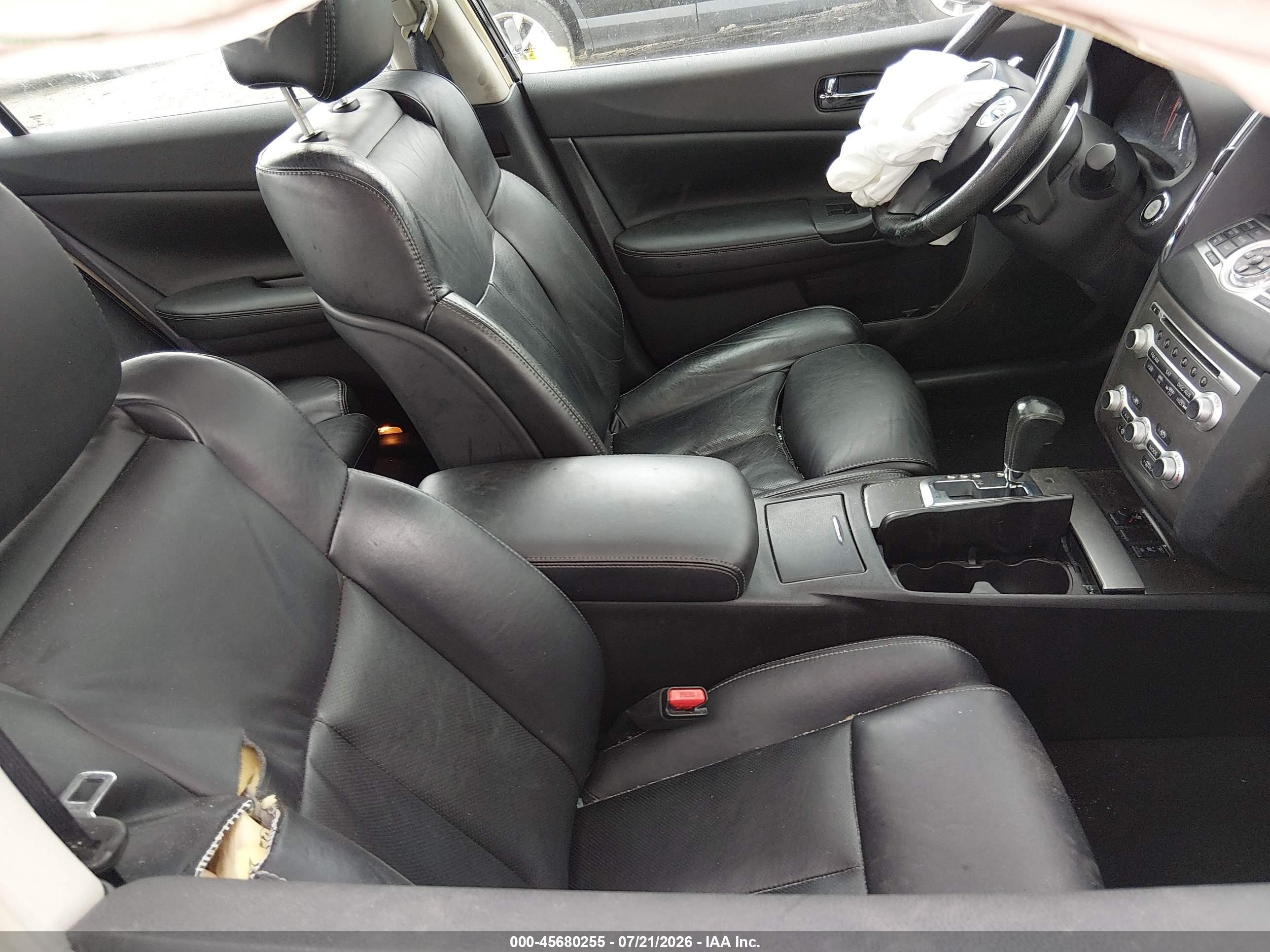 2013 Nissan Maxima 3.5 Sv Black vin: 1N4AA5AP7DC837848