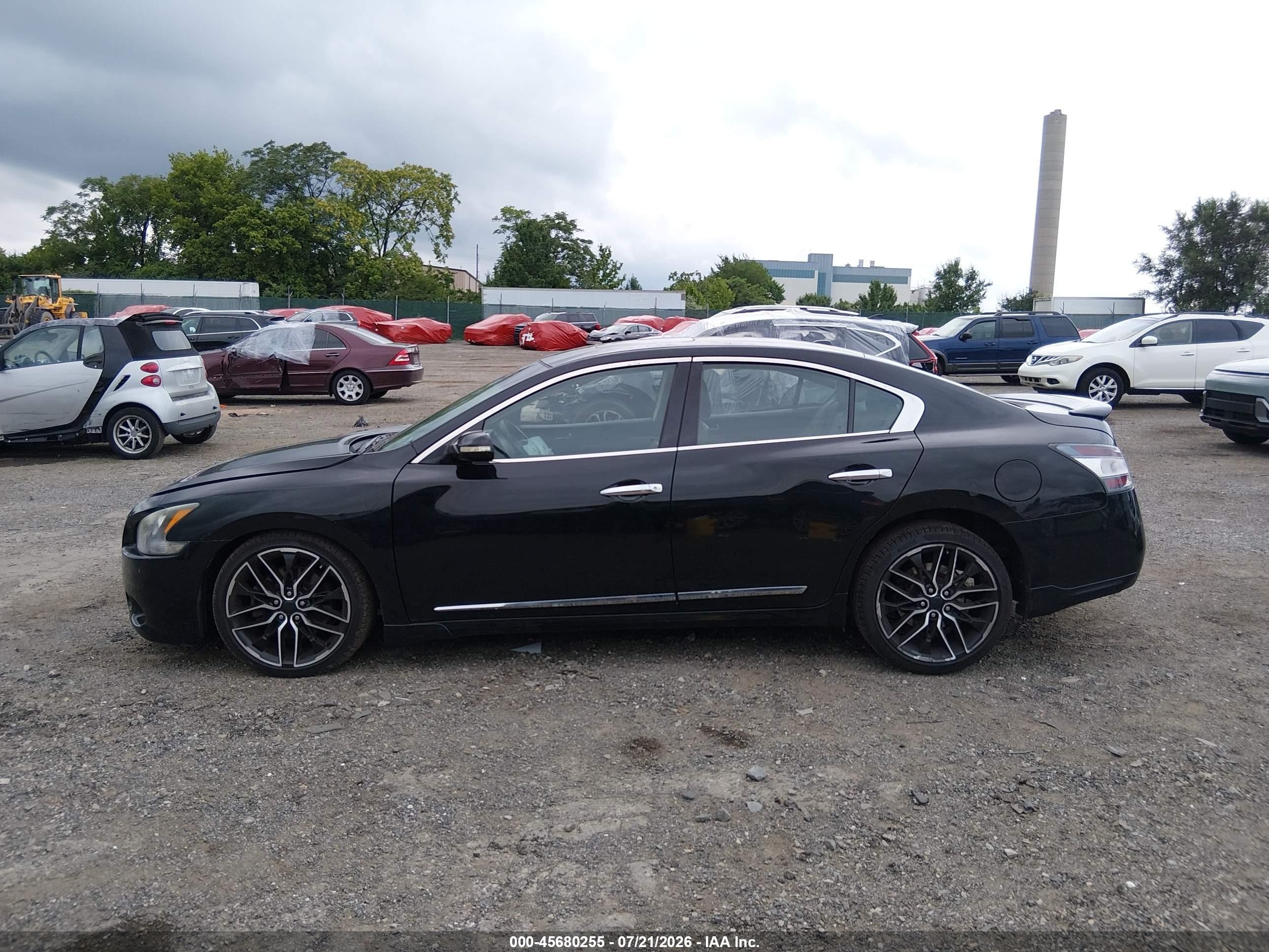 2013 Nissan Maxima 3.5 Sv Black vin: 1N4AA5AP7DC837848