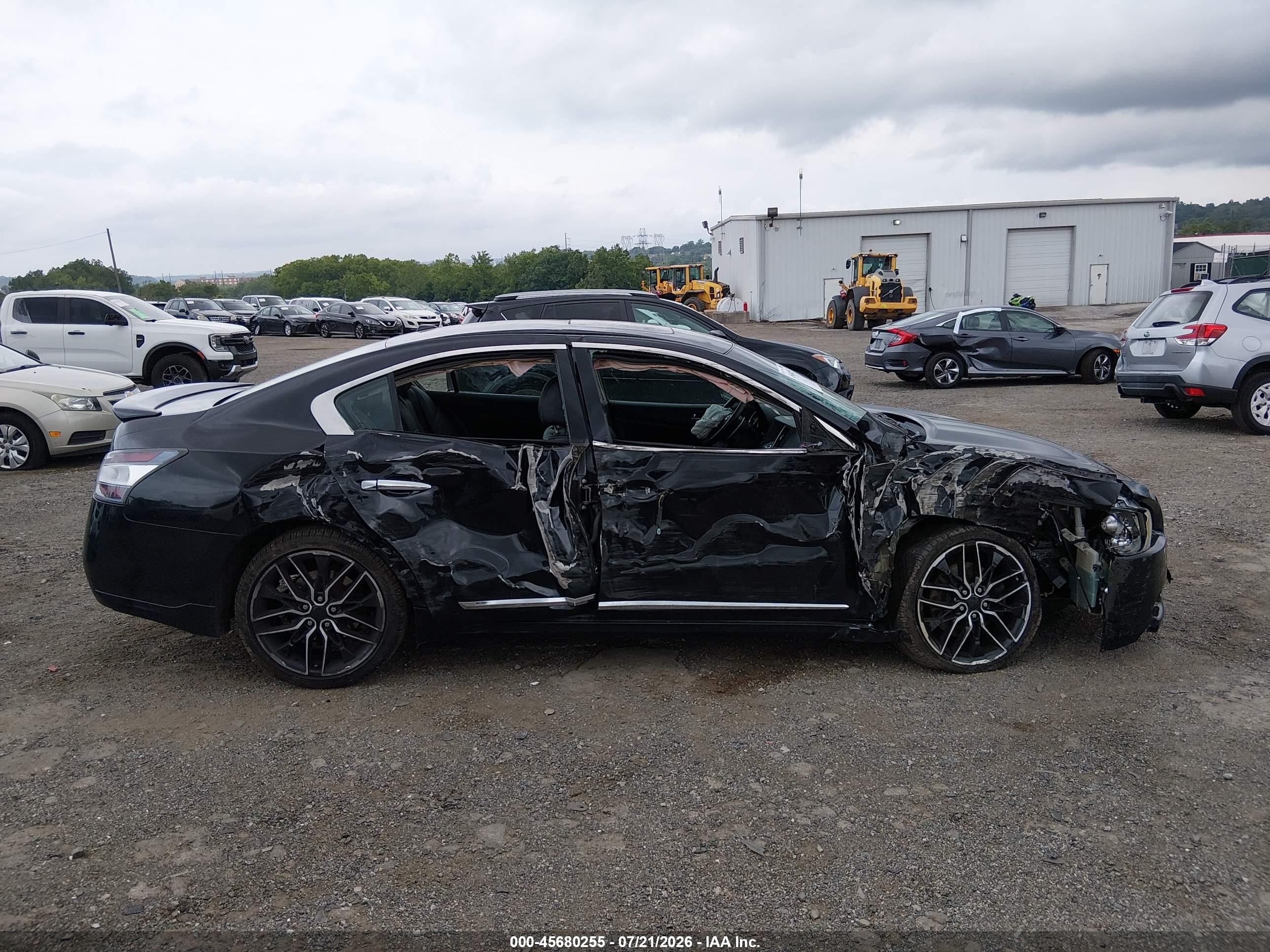 2013 Nissan Maxima 3.5 Sv Black vin: 1N4AA5AP7DC837848