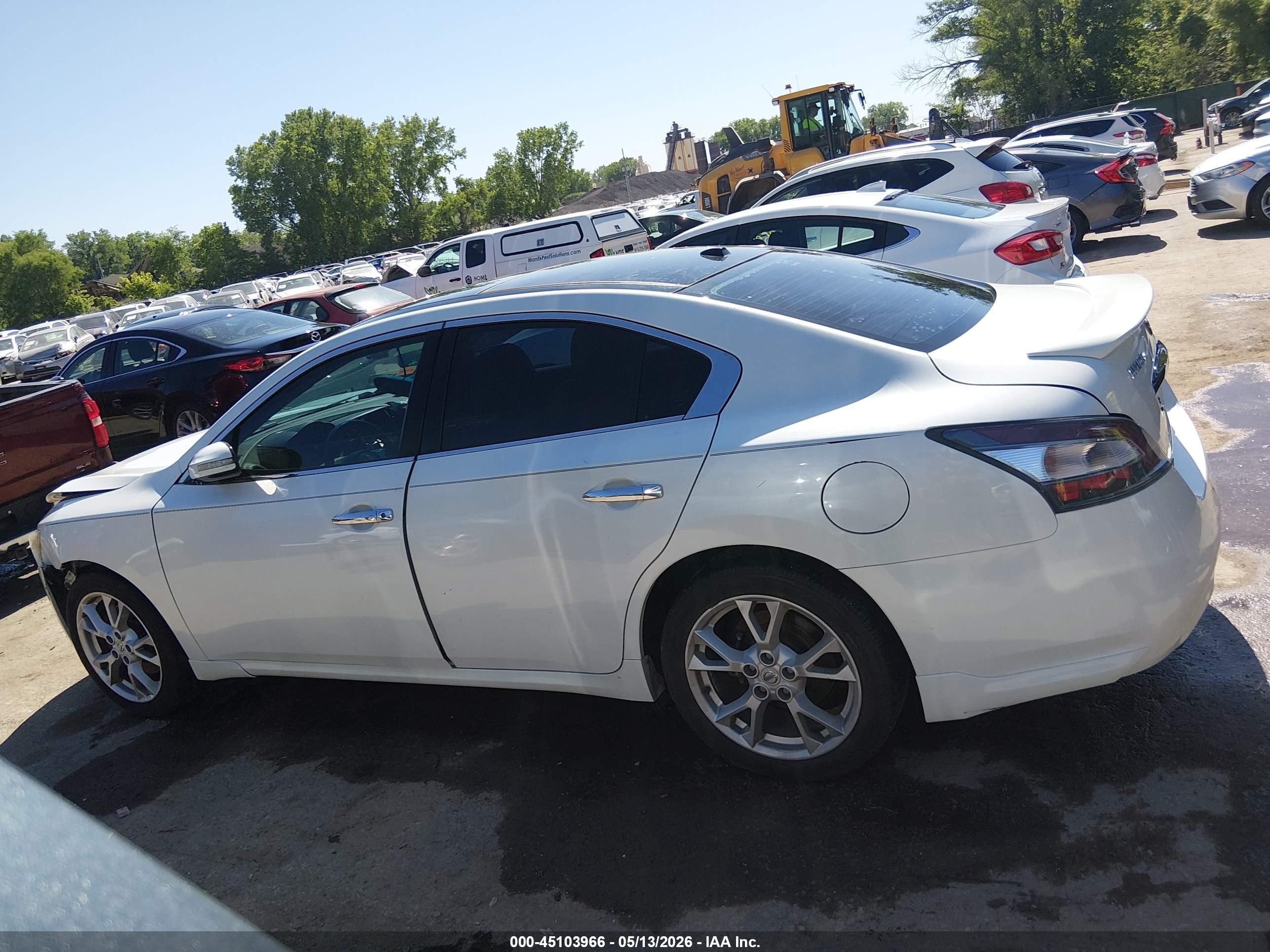 2013 Nissan Maxima 3.5 Sv Beige vin: 1N4AA5AP7DC840877