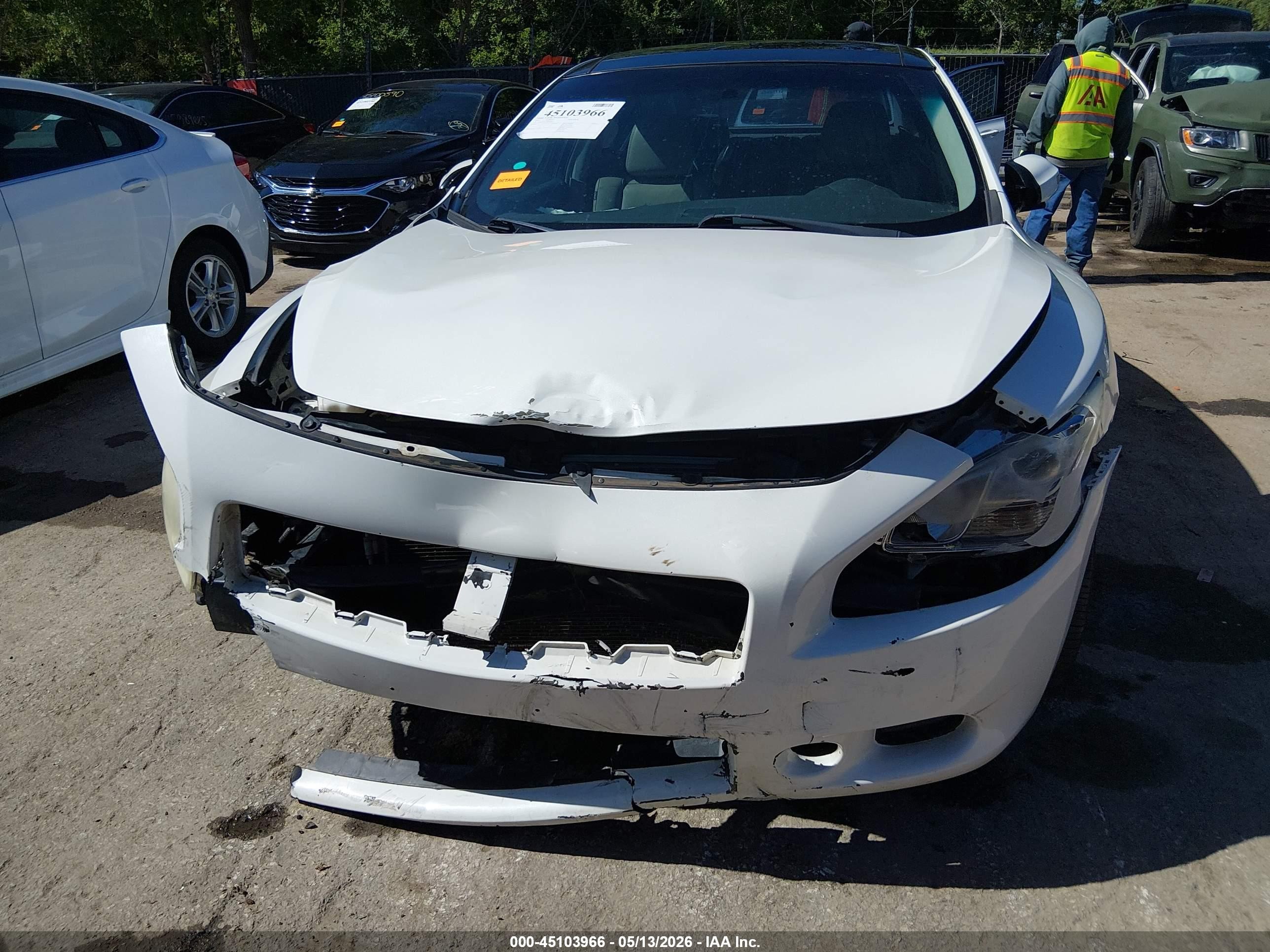 2013 Nissan Maxima 3.5 Sv Beige vin: 1N4AA5AP7DC840877