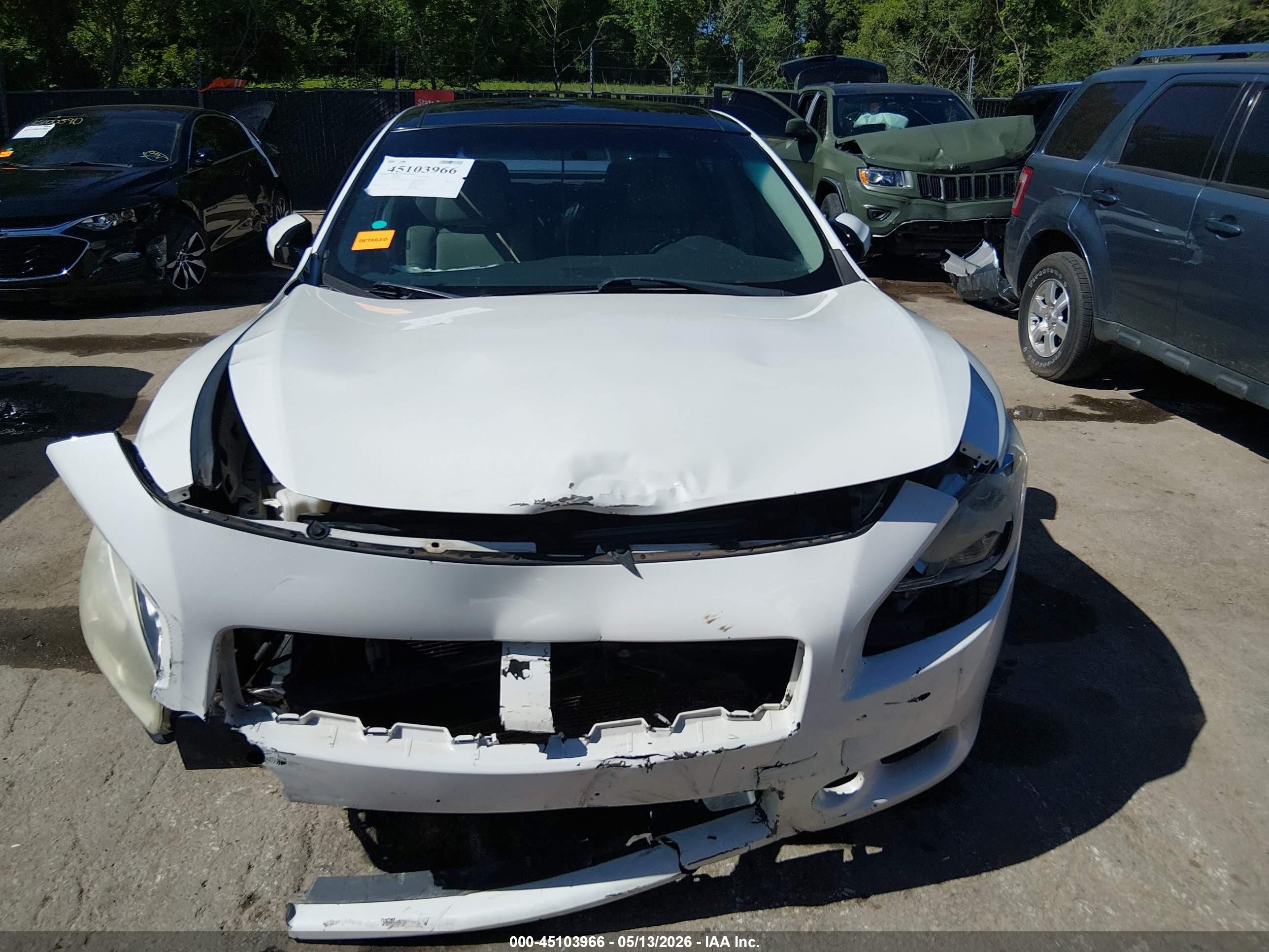 2013 Nissan Maxima 3.5 Sv Beige vin: 1N4AA5AP7DC840877