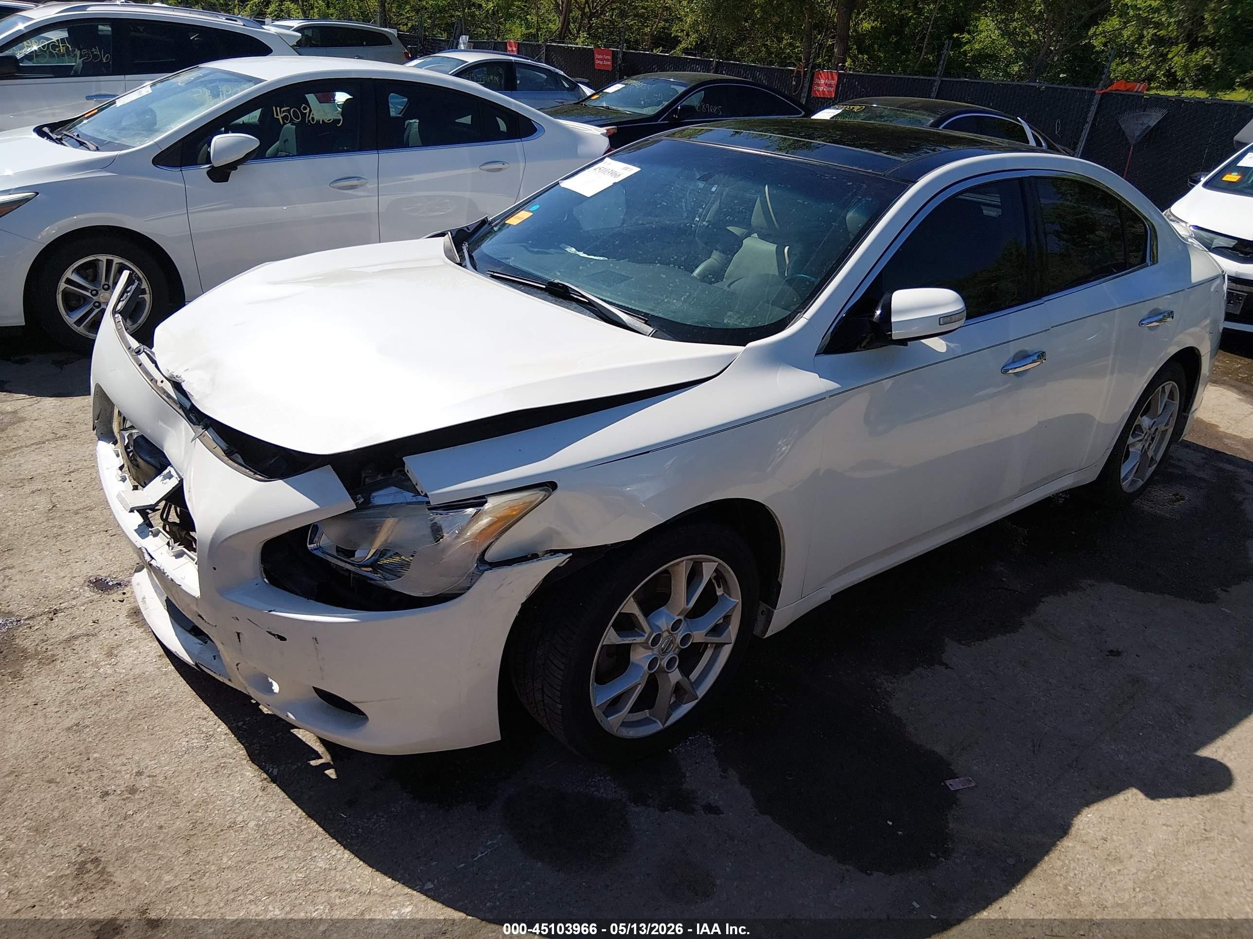 2013 Nissan Maxima 3.5 Sv Beige vin: 1N4AA5AP7DC840877