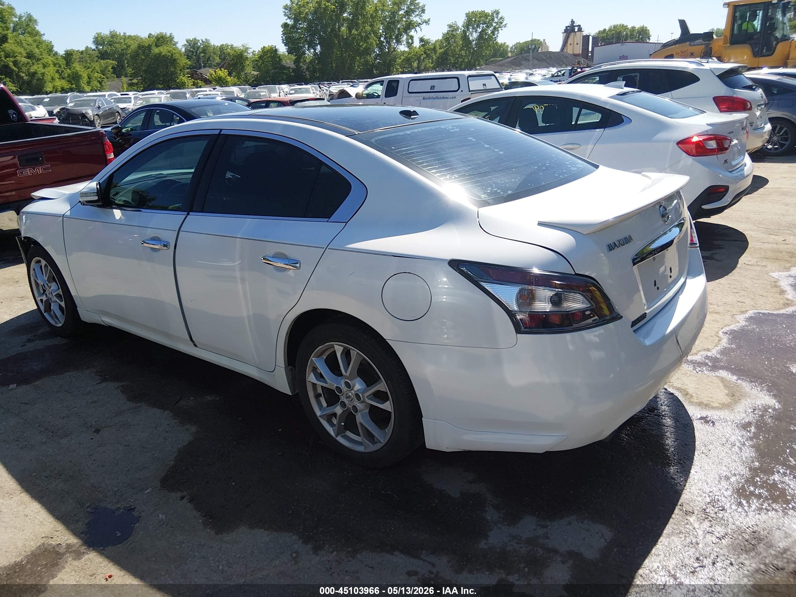 2013 Nissan Maxima 3.5 Sv Beige vin: 1N4AA5AP7DC840877