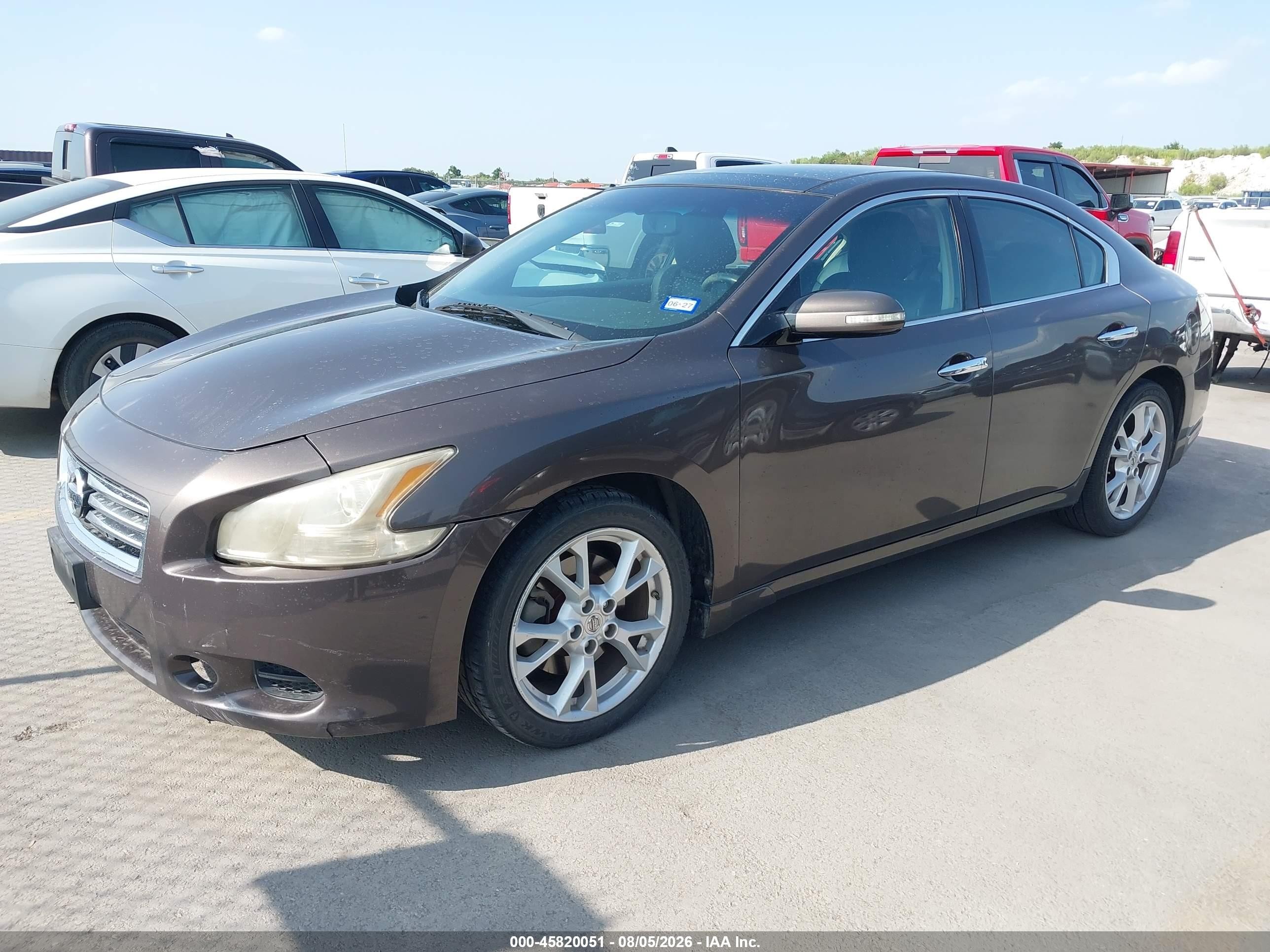 2013 Nissan Maxima 3.5 Sv Brown vin: 1N4AA5AP7DC846758