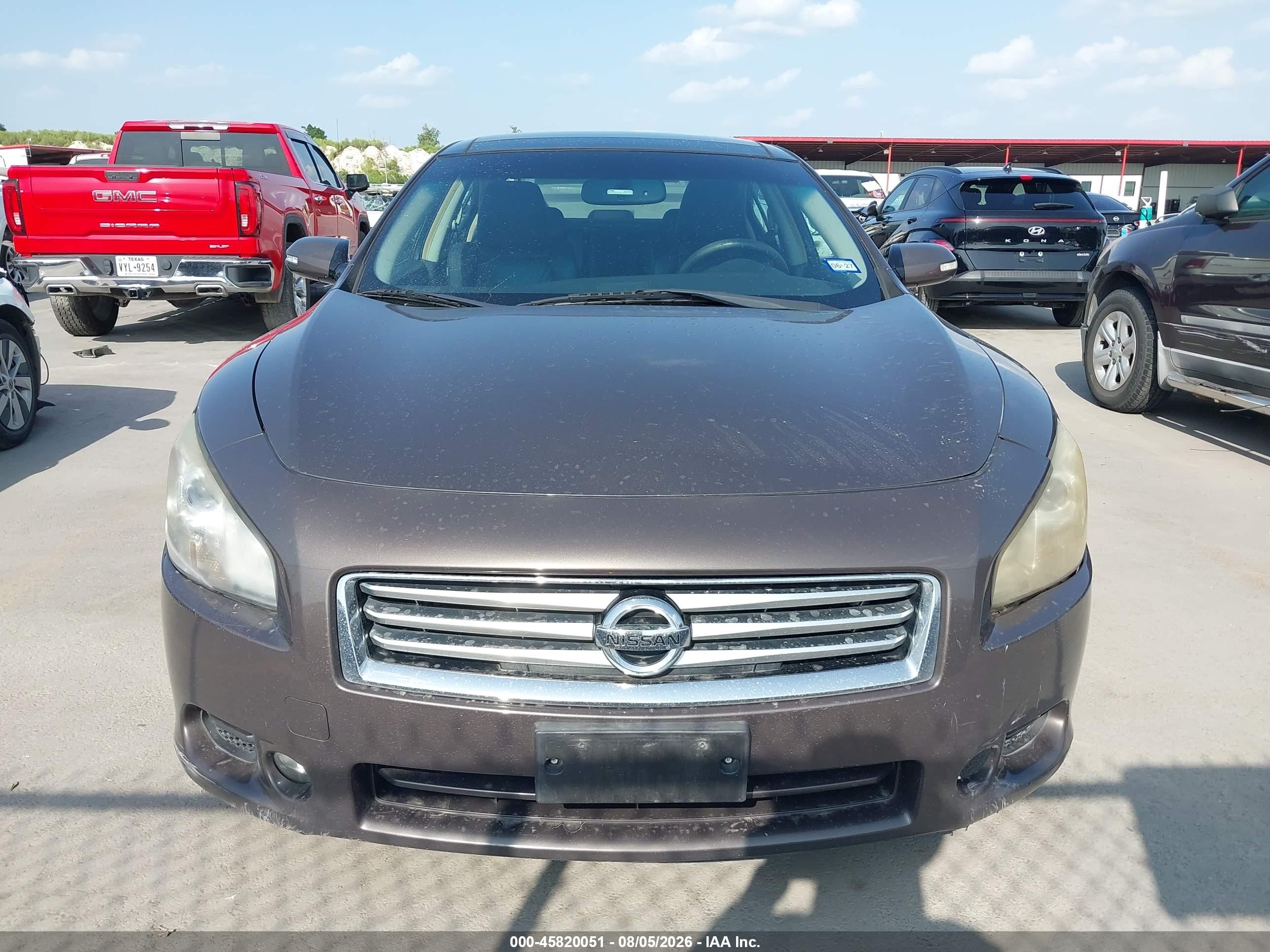 2013 Nissan Maxima 3.5 Sv Brown vin: 1N4AA5AP7DC846758