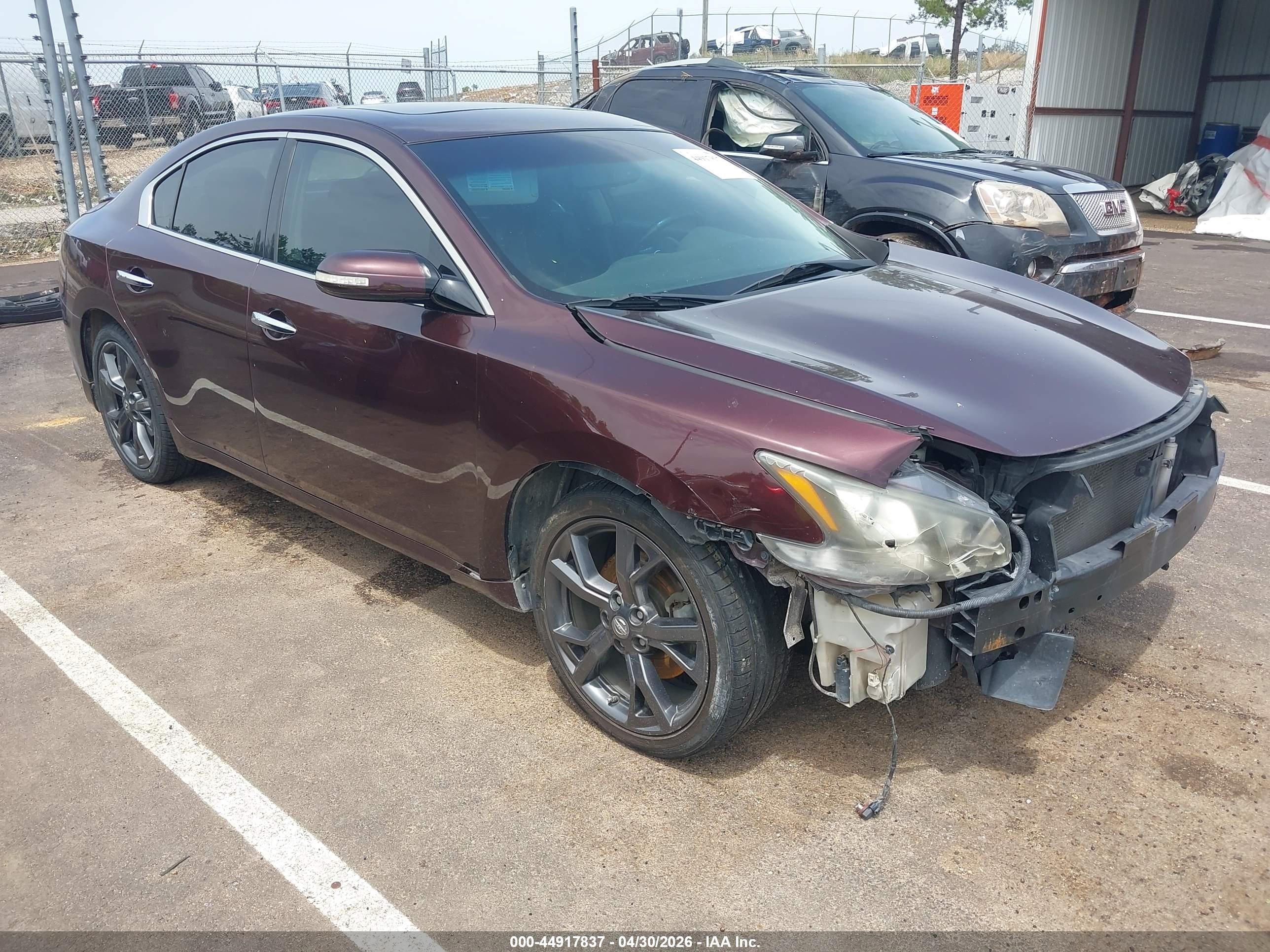 2014 Nissan Maxima 3.5 Sv Burgundy vin: 1N4AA5AP7EC433241