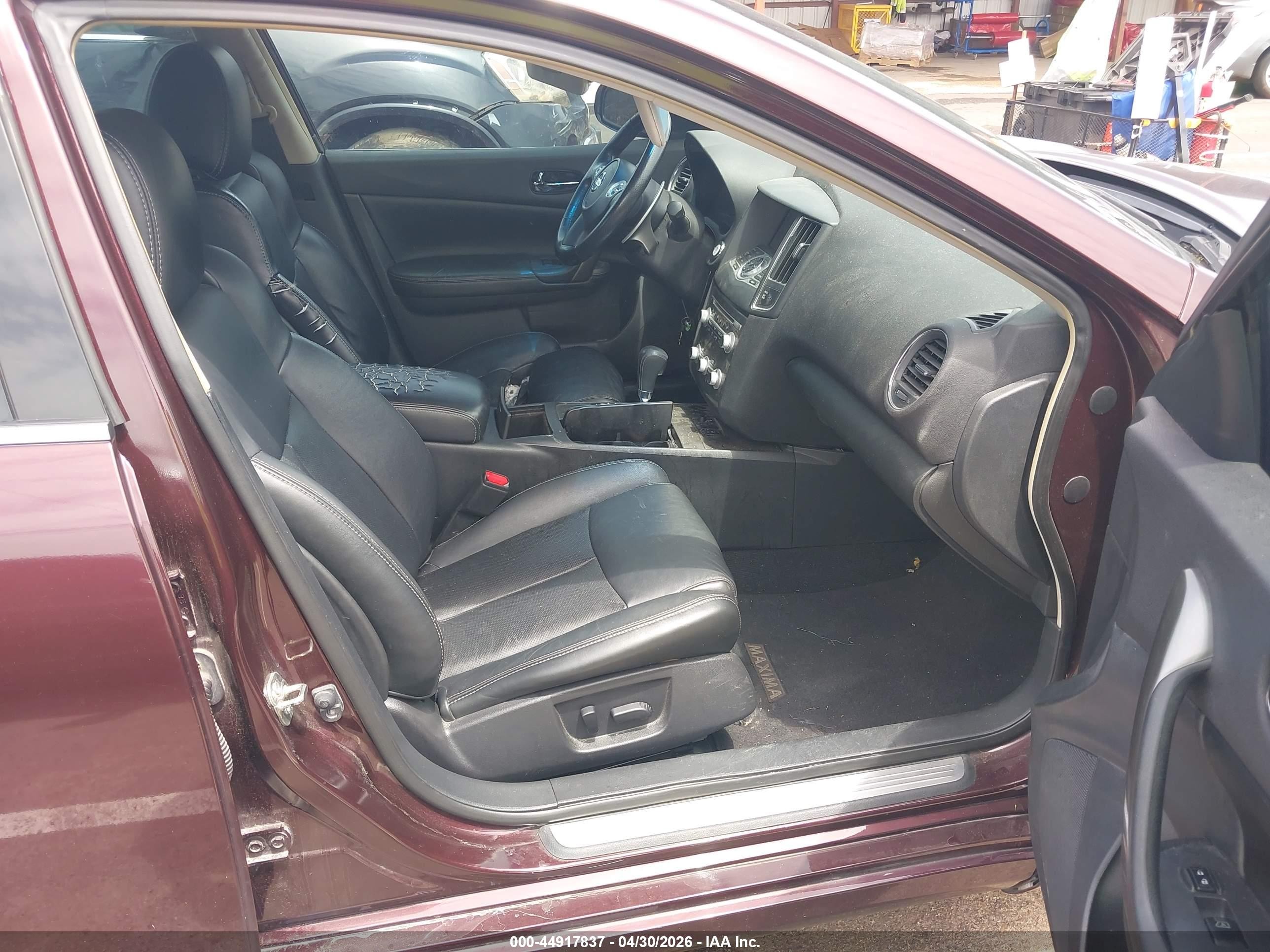 2014 Nissan Maxima 3.5 Sv Burgundy vin: 1N4AA5AP7EC433241