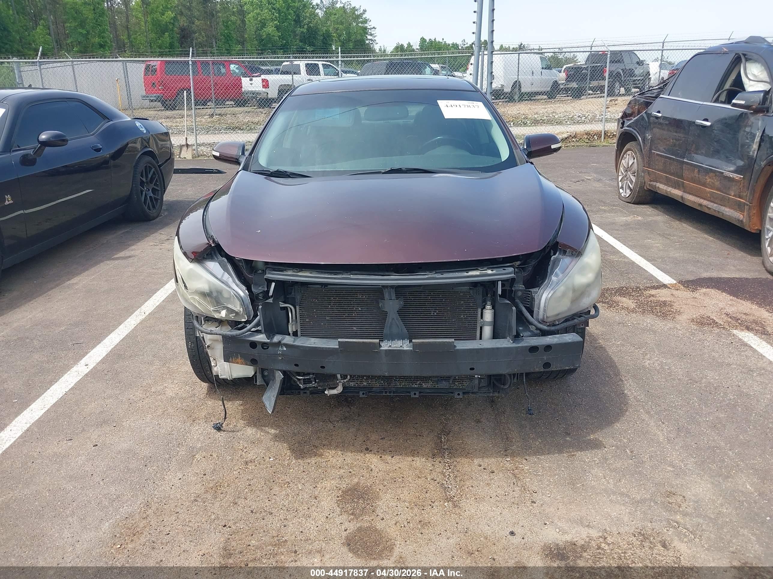 2014 Nissan Maxima 3.5 Sv Burgundy vin: 1N4AA5AP7EC433241