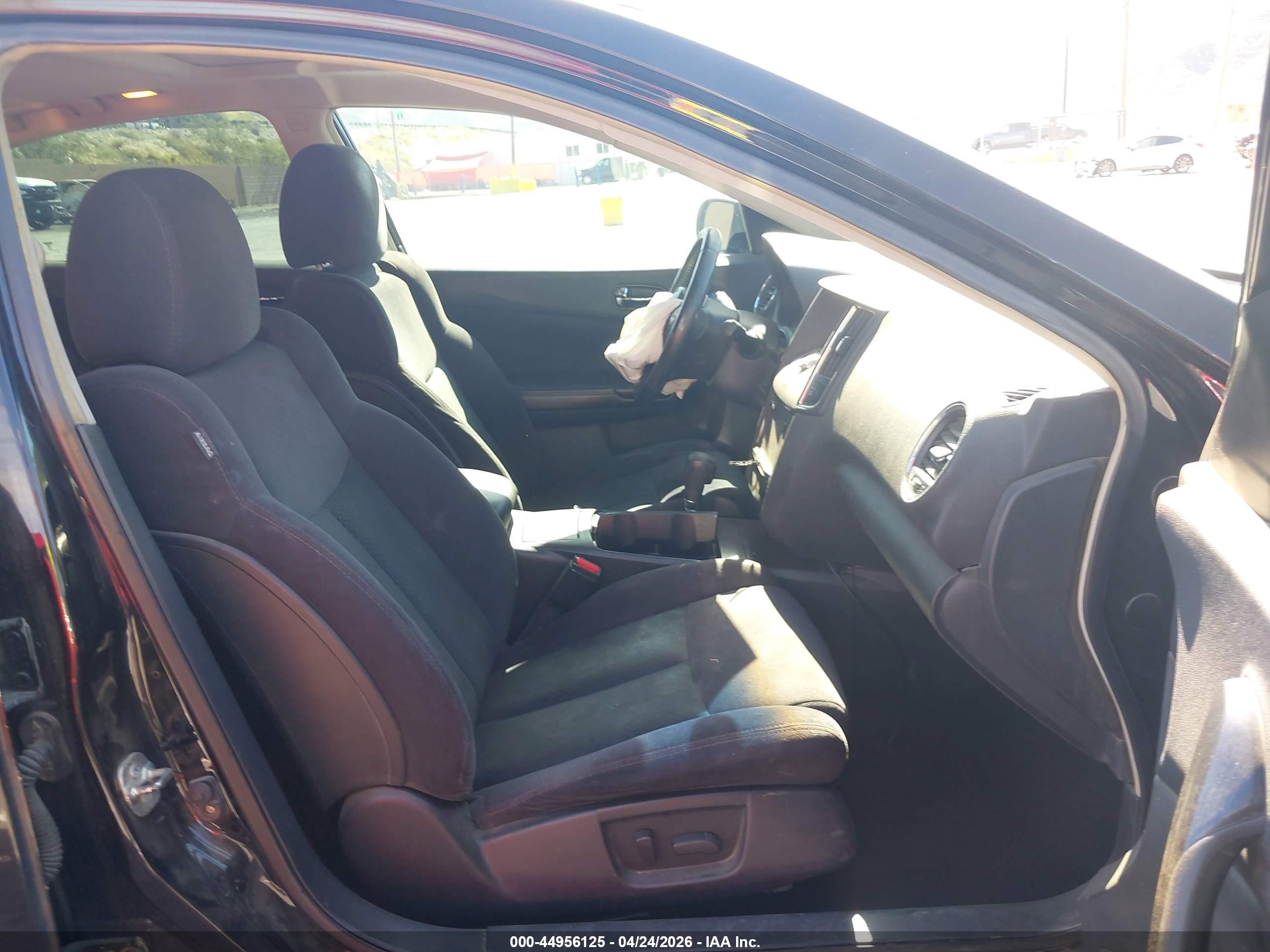 2014 Nissan Maxima 3.5 S Black vin: 1N4AA5AP7EC437614