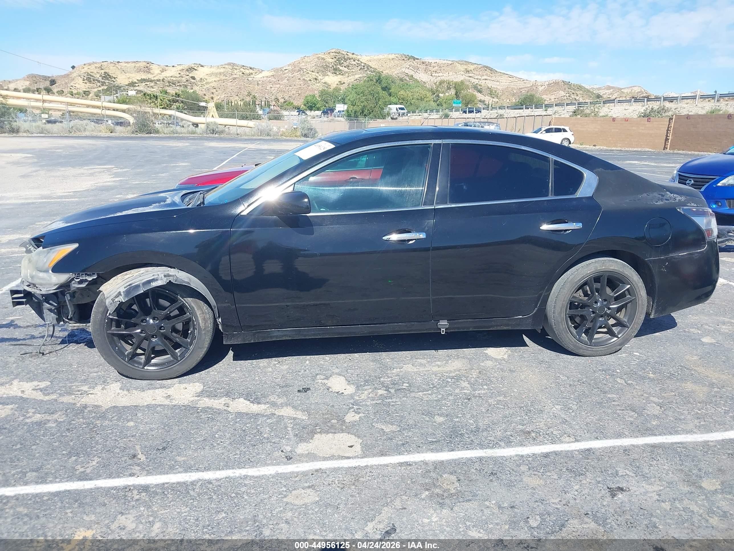2014 Nissan Maxima 3.5 S Black vin: 1N4AA5AP7EC437614