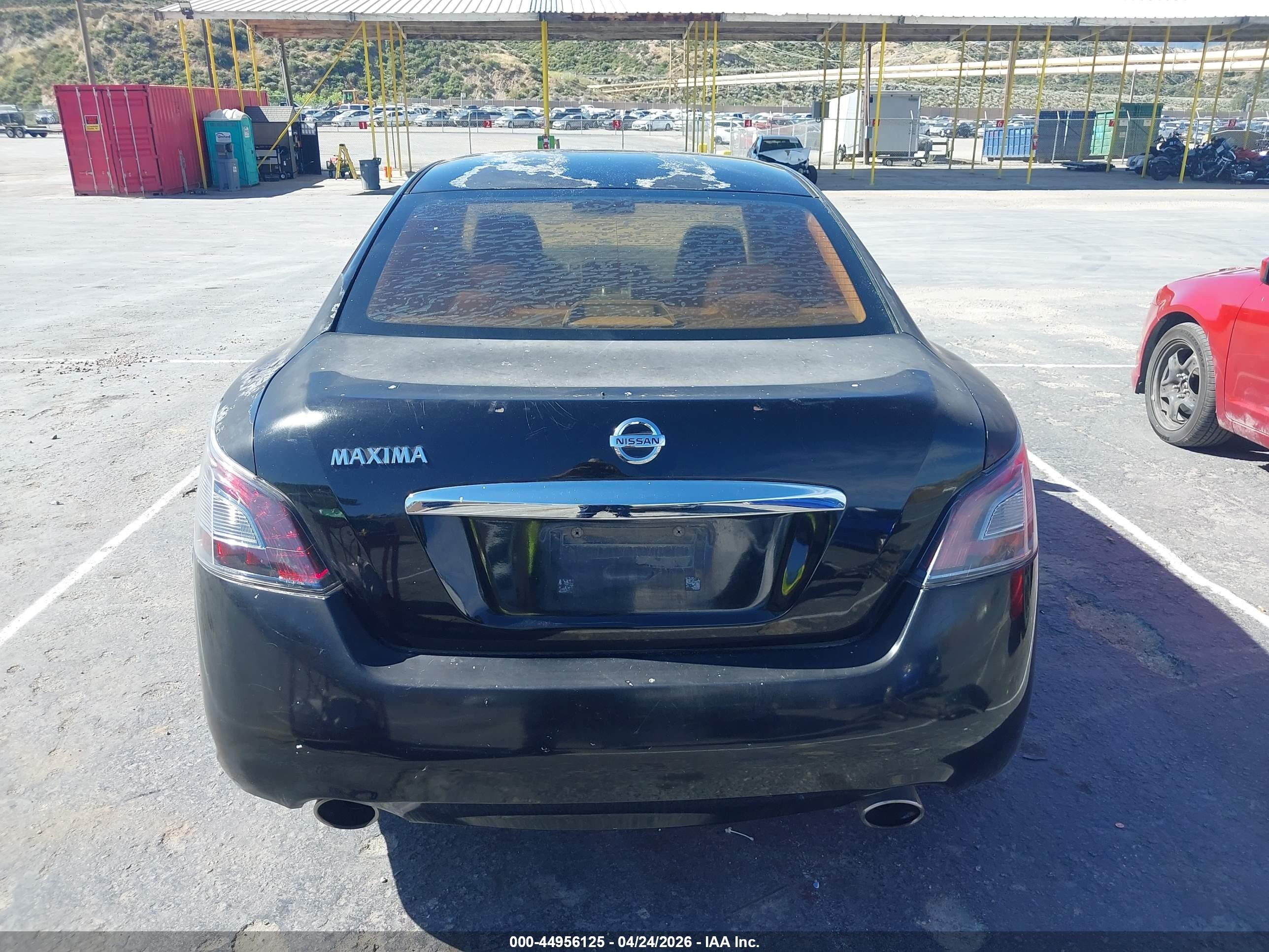 2014 Nissan Maxima 3.5 S Black vin: 1N4AA5AP7EC437614