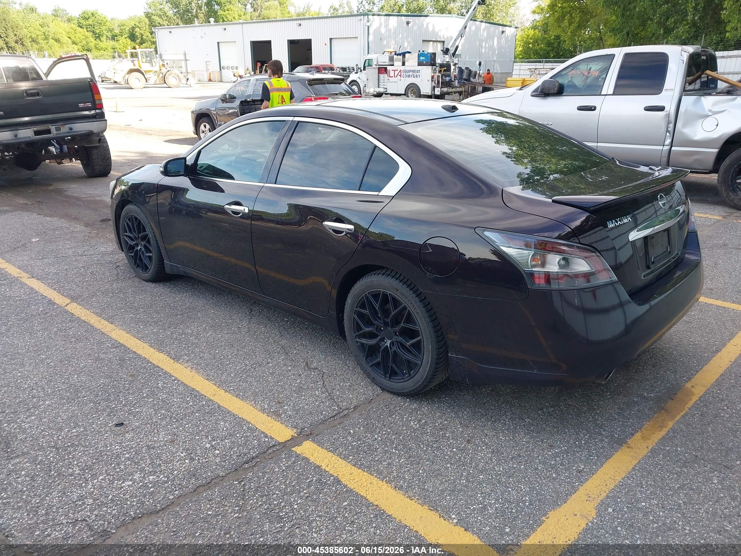 2014 Nissan Maxima 3.5 Sv Purple vin: 1N4AA5AP7EC438309