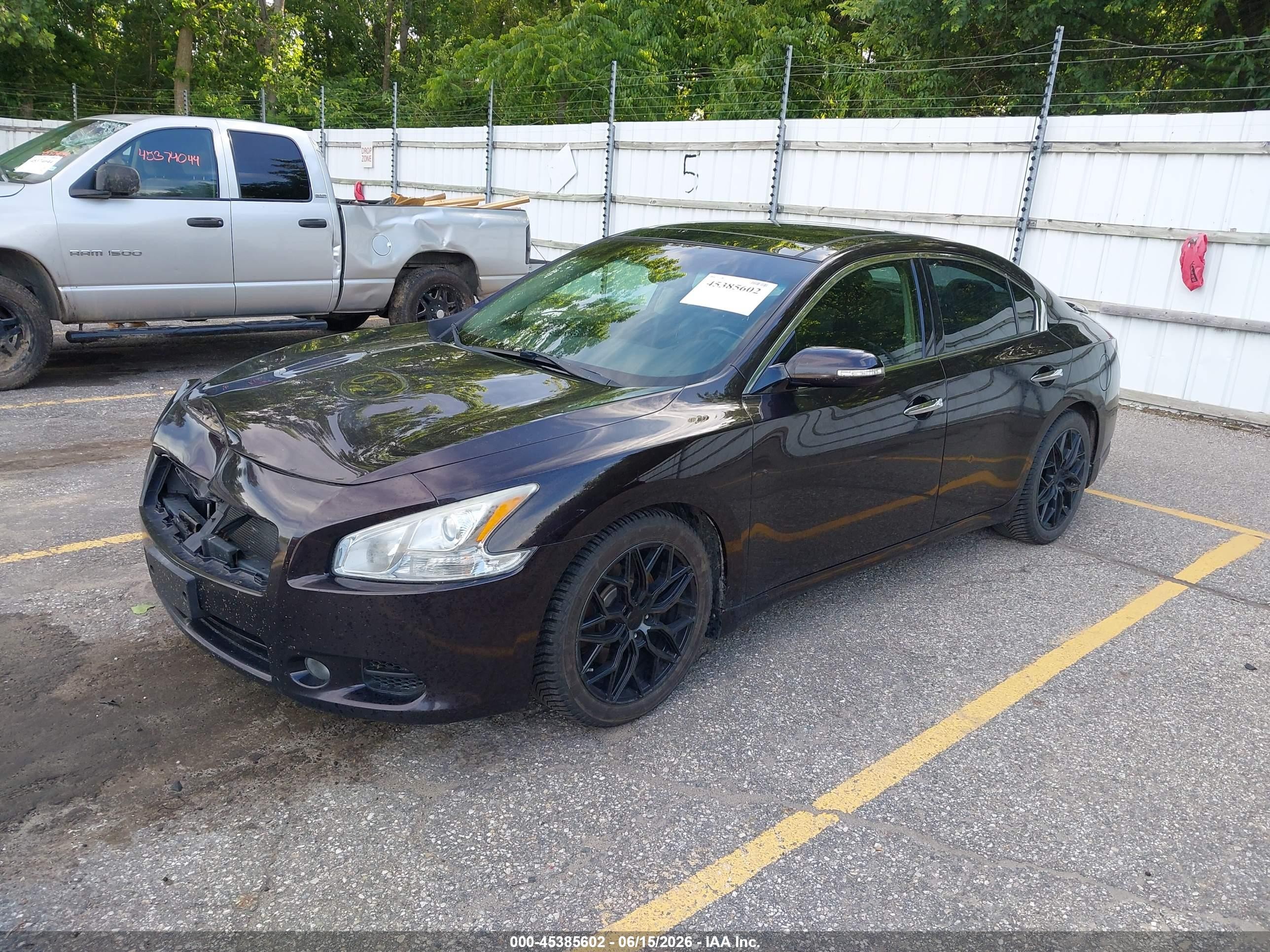 2014 Nissan Maxima 3.5 Sv Purple vin: 1N4AA5AP7EC438309