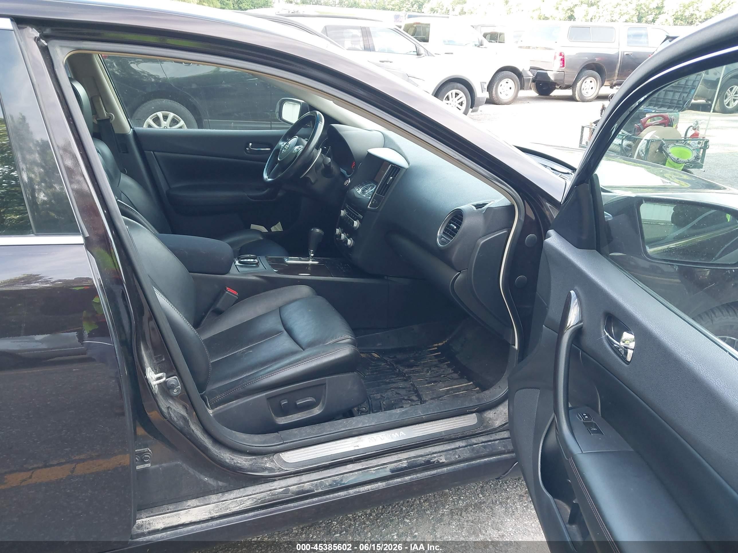 2014 Nissan Maxima 3.5 Sv Purple vin: 1N4AA5AP7EC438309