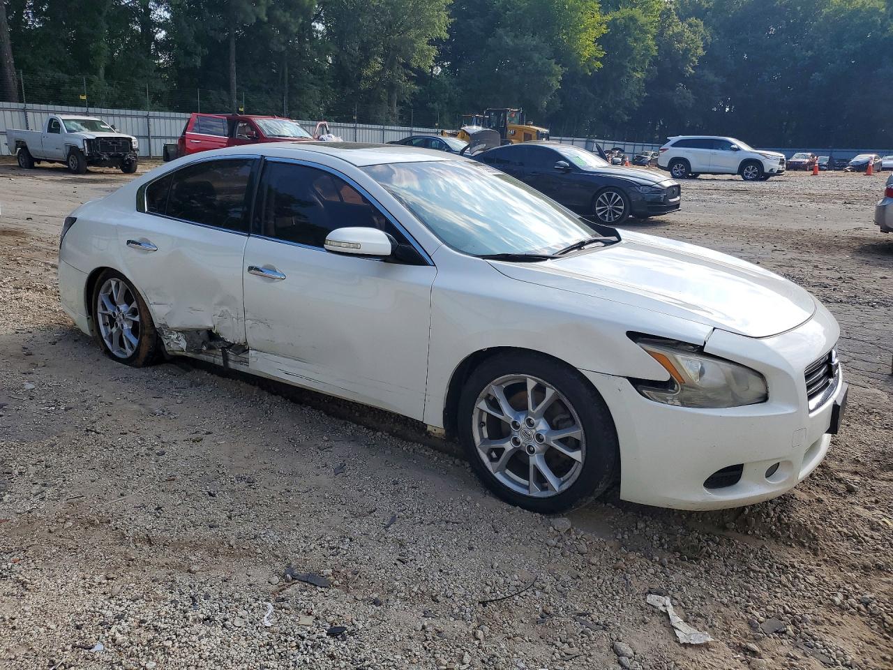 2014 Nissan Maxima S/sv Белый vin: 1N4AA5AP7EC442988