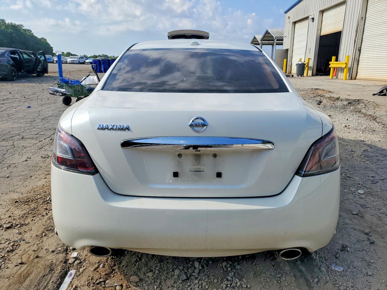 2014 Nissan Maxima S/sv Белый vin: 1N4AA5AP7EC442988