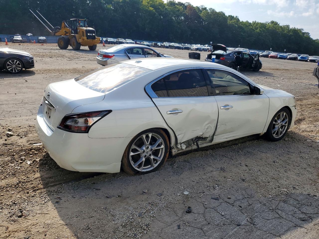 2014 Nissan Maxima S/sv Белый vin: 1N4AA5AP7EC442988