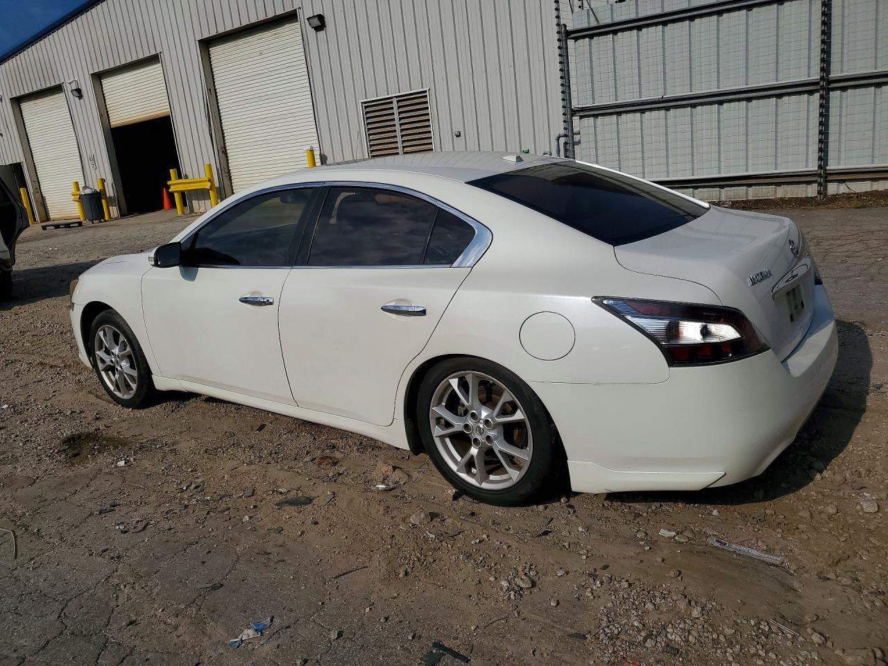 2014 Nissan Maxima S/sv Белый vin: 1N4AA5AP7EC442988