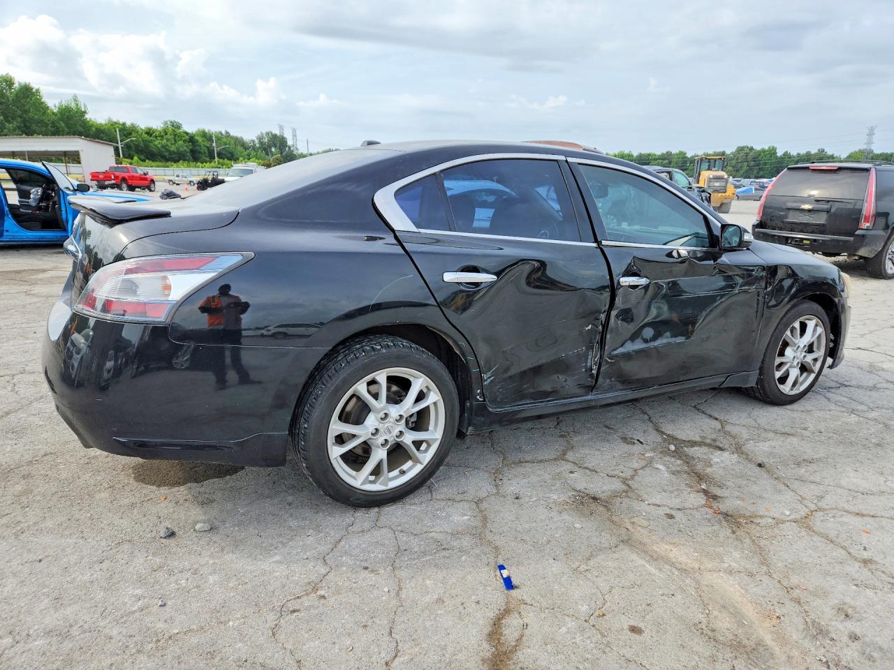 2014 Nissan Maxima 3.5 S Black vin: 1N4AA5AP7EC448645