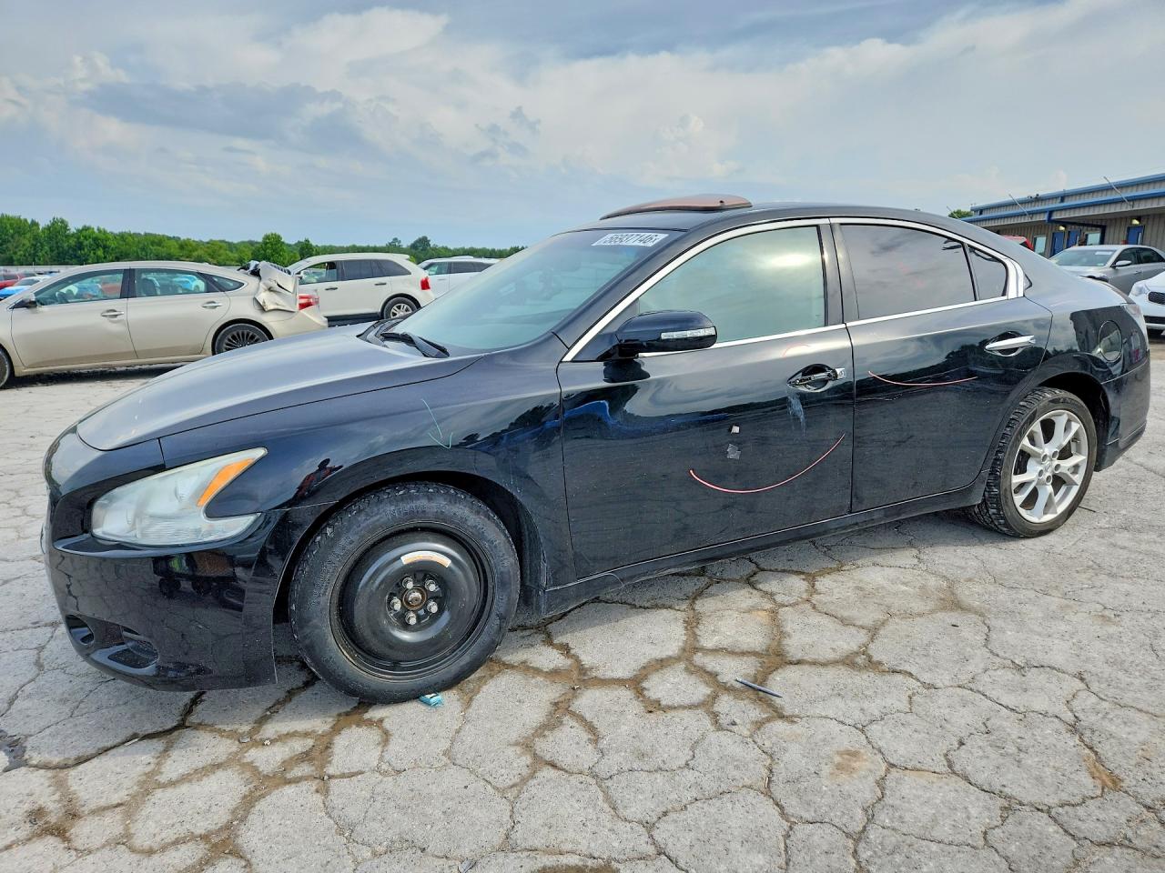 2014 Nissan Maxima 3.5 S Black vin: 1N4AA5AP7EC448645