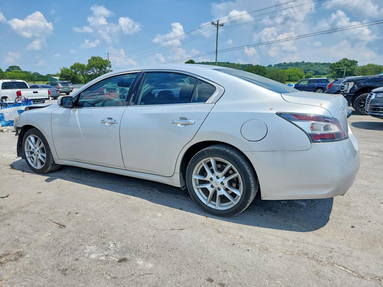 2014 Nissan Maxima 3.5 S Серебряный vin: 1N4AA5AP7EC451285