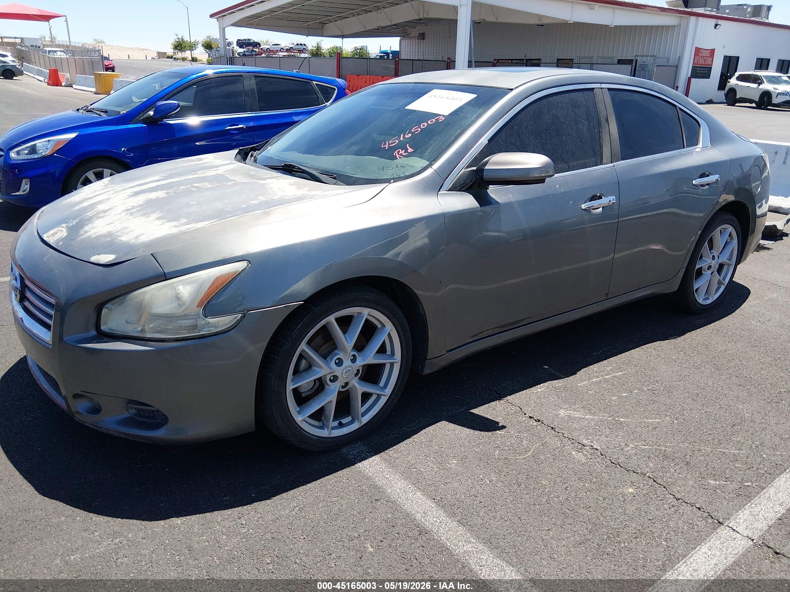 2014 Nissan Maxima 3.5 S/3.5 Sv Gray vin: 1N4AA5AP7EC457779