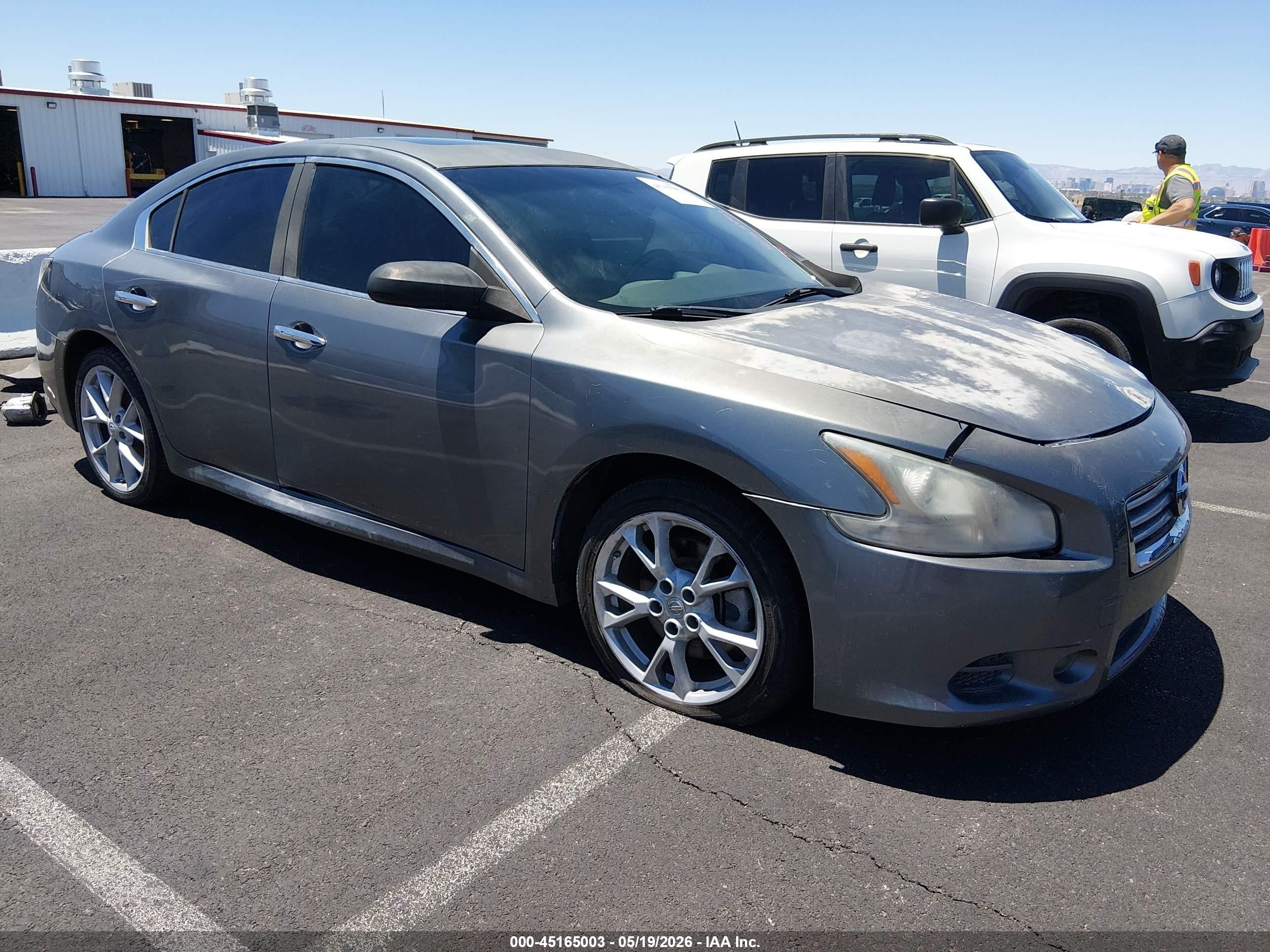 2014 Nissan Maxima 3.5 S/3.5 Sv Gray vin: 1N4AA5AP7EC457779