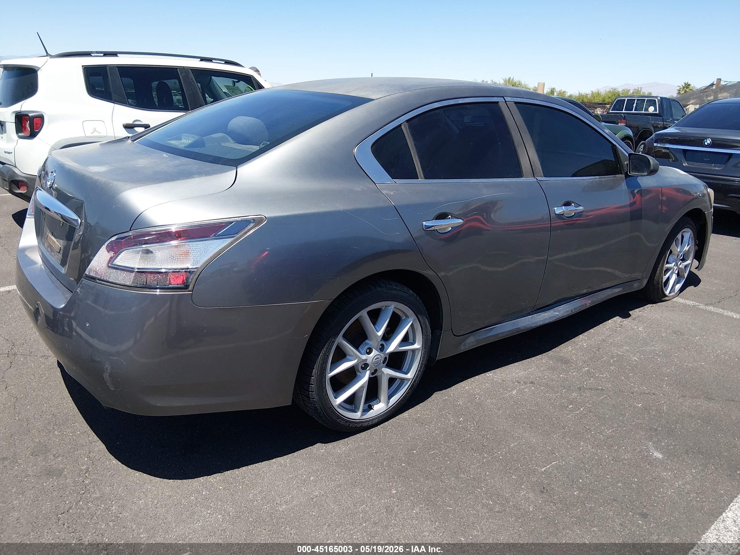 2014 Nissan Maxima 3.5 S/3.5 Sv Gray vin: 1N4AA5AP7EC457779
