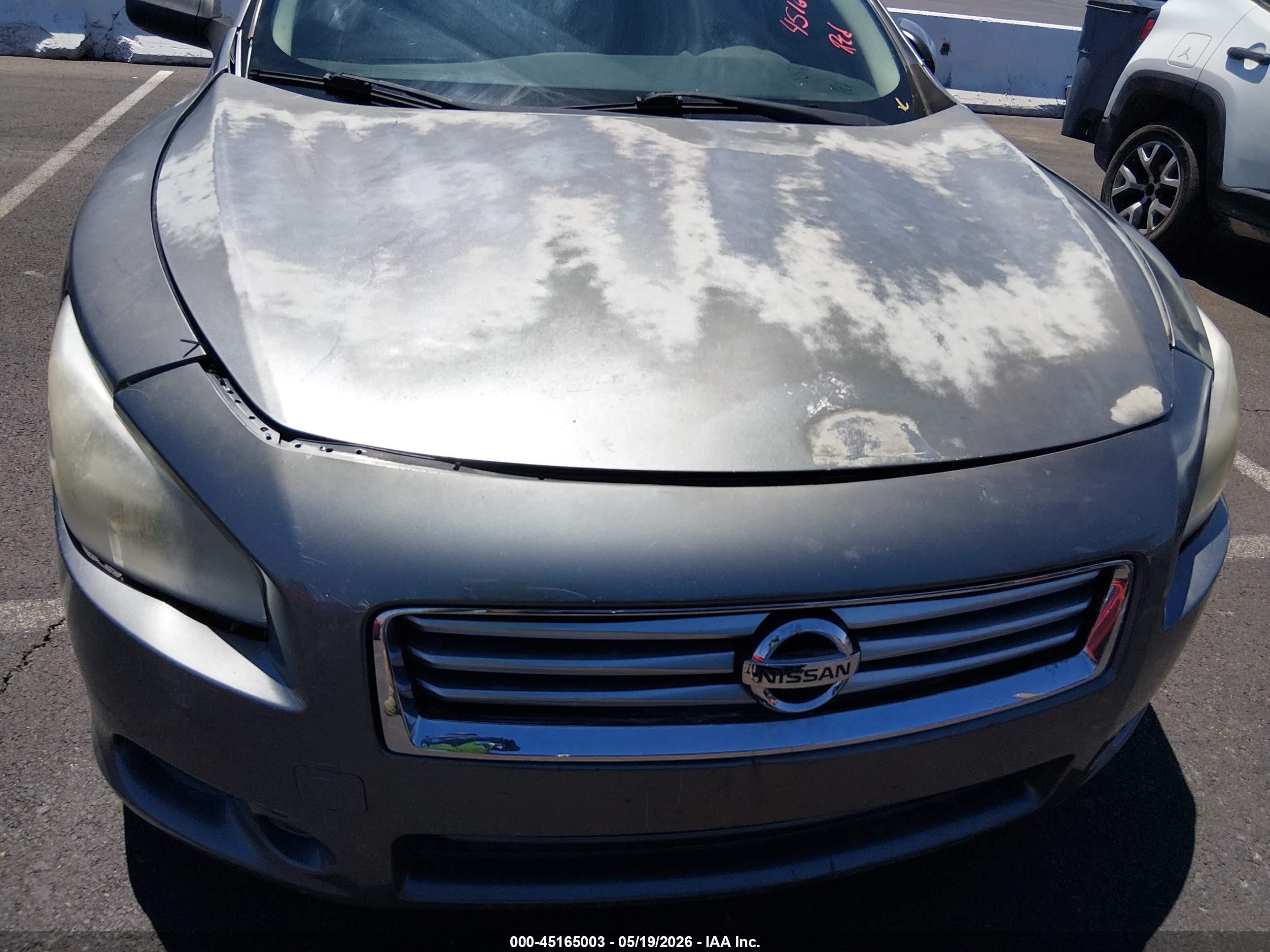 2014 Nissan Maxima 3.5 S/3.5 Sv Gray vin: 1N4AA5AP7EC457779