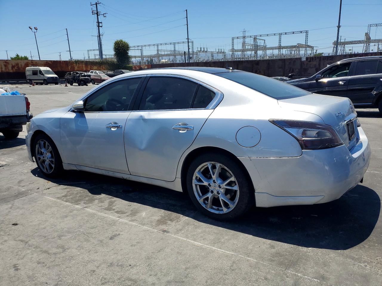 2014 Nissan Maxima 3.5 Sv Silver vin: 1N4AA5AP7EC462982