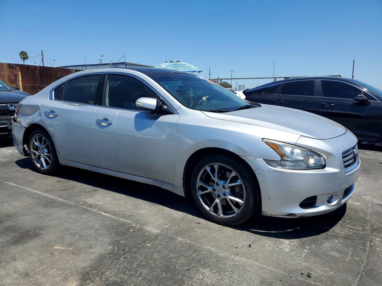 2014 Nissan Maxima 3.5 Sv Silver vin: 1N4AA5AP7EC462982