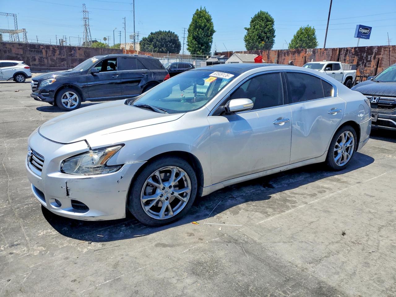 2014 Nissan Maxima 3.5 Sv Серебряный vin: 1N4AA5AP7EC462982