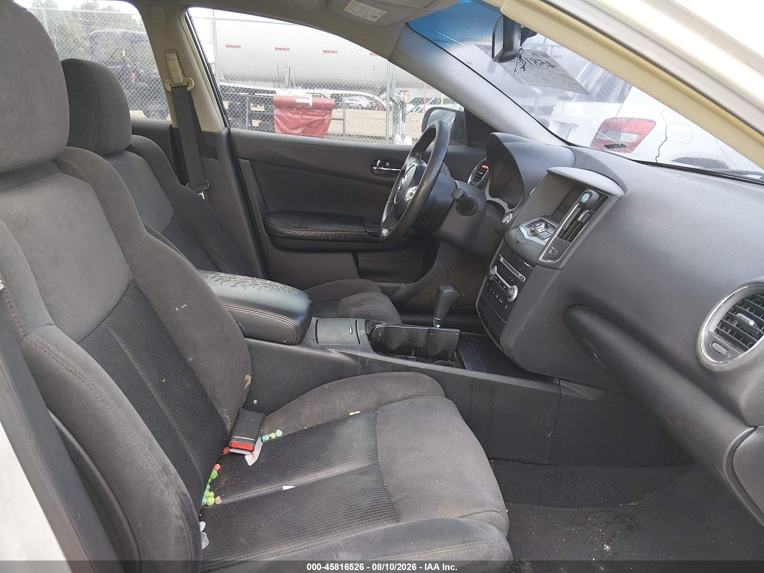2014 Nissan Maxima 3.5 S/3.5 Sv Silver vin: 1N4AA5AP7EC464344