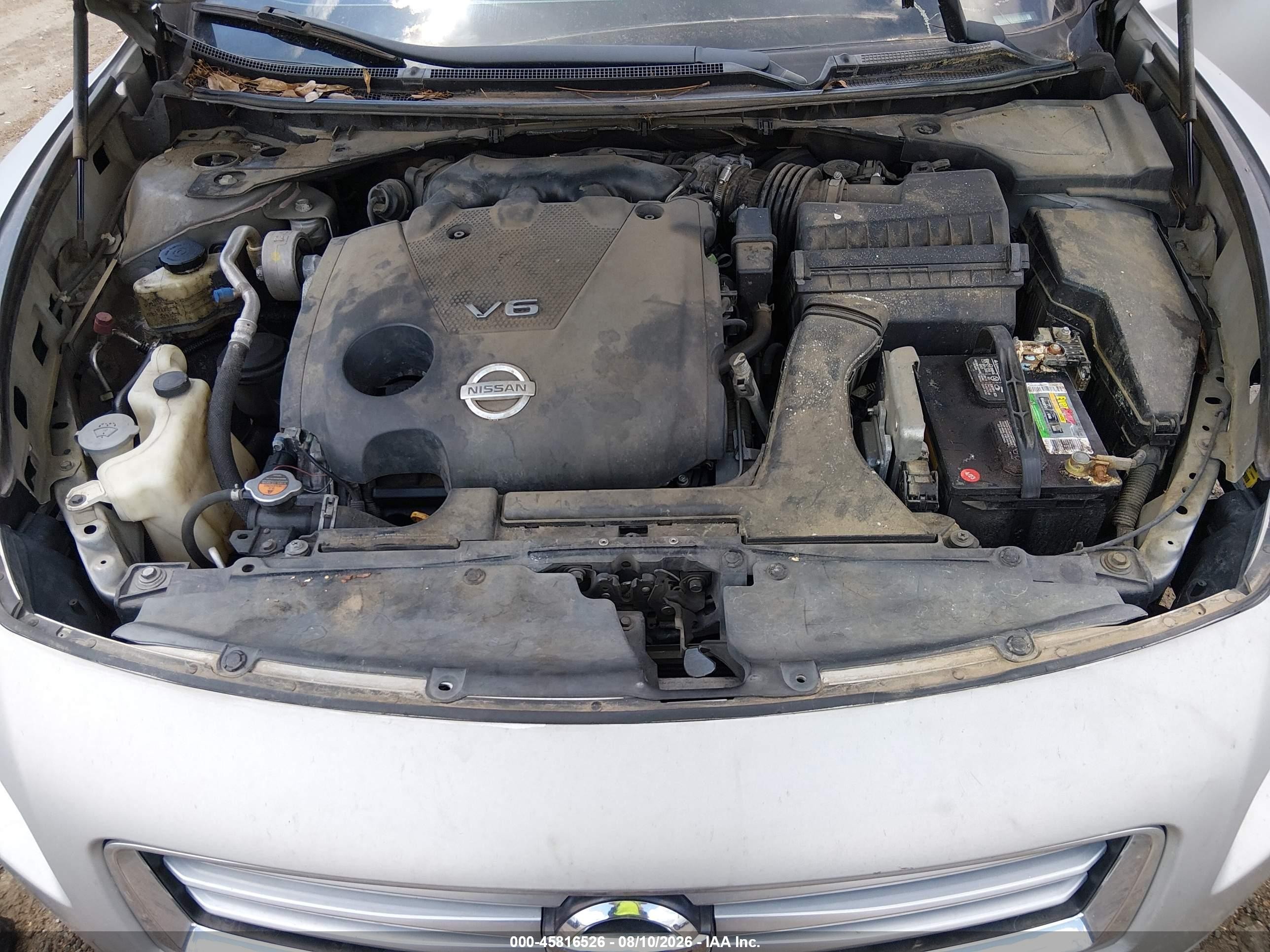 2014 Nissan Maxima 3.5 S/3.5 Sv Silver vin: 1N4AA5AP7EC464344