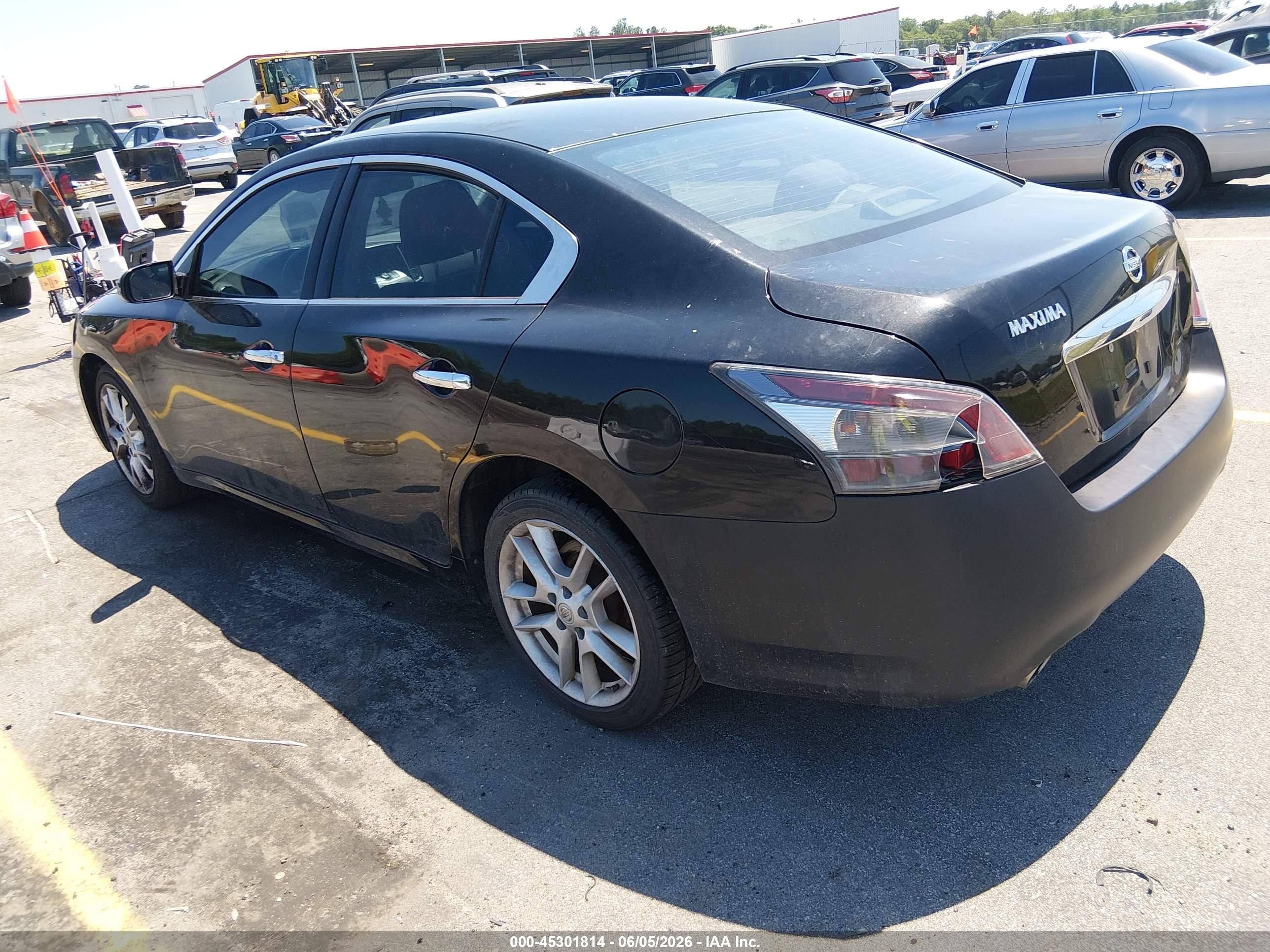 2014 Nissan Maxima 3.5 S/3.5 Sv Black vin: 1N4AA5AP7EC464862
