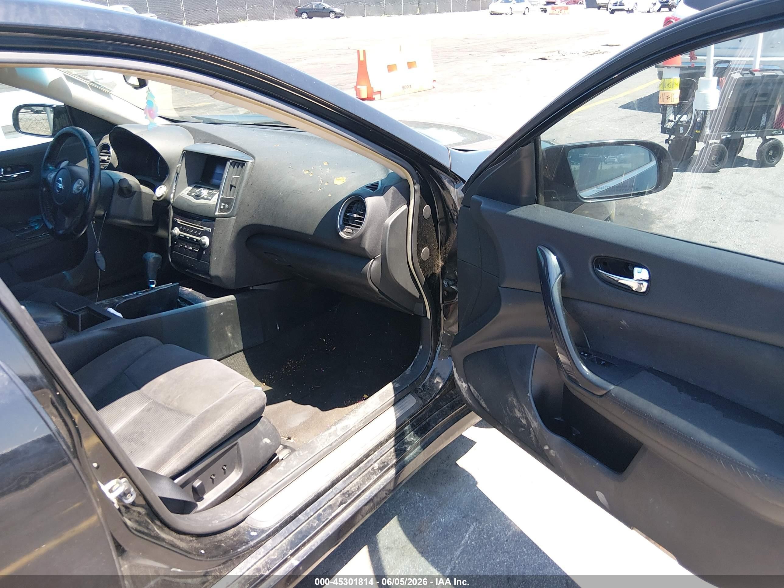 2014 Nissan Maxima 3.5 S/3.5 Sv Black vin: 1N4AA5AP7EC464862