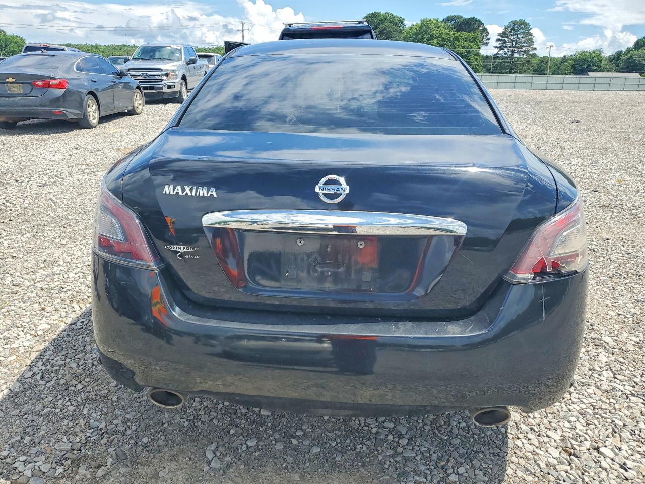 2014 Nissan Maxima 3.5 S Black vin: 1N4AA5AP7EC475067