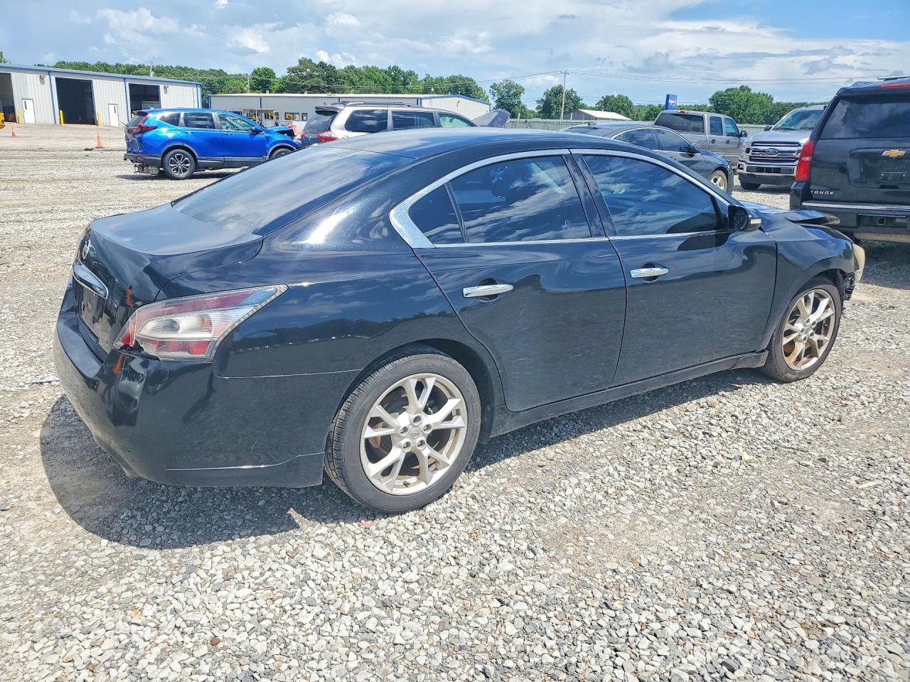 2014 Nissan Maxima 3.5 S Black vin: 1N4AA5AP7EC475067