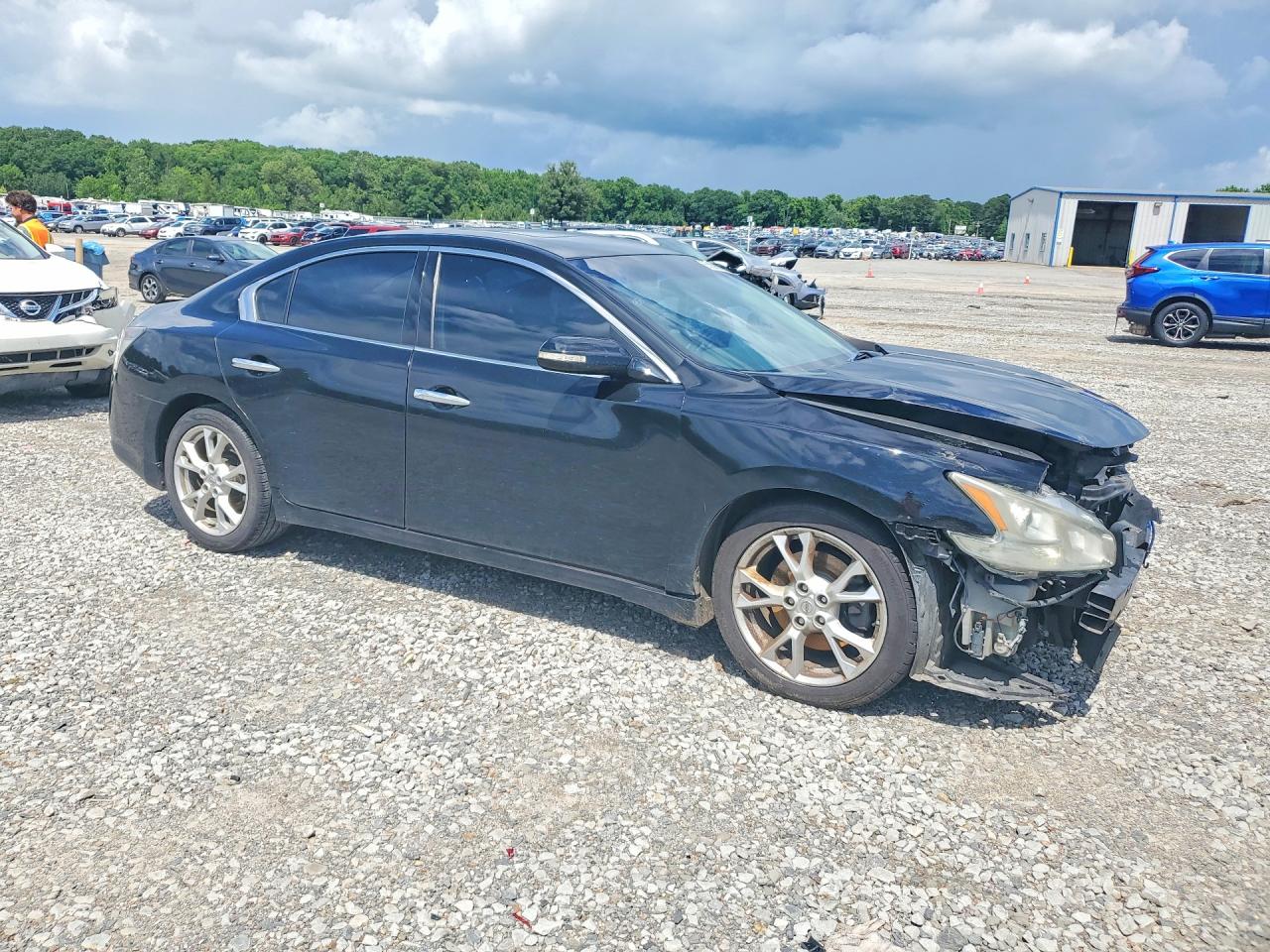 2014 Nissan Maxima 3.5 S Black vin: 1N4AA5AP7EC475067