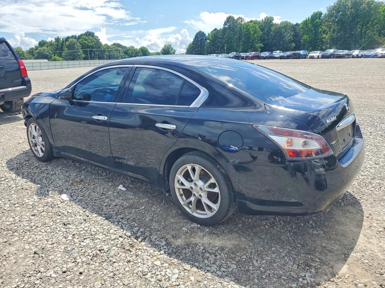 2014 Nissan Maxima 3.5 S Black vin: 1N4AA5AP7EC475067