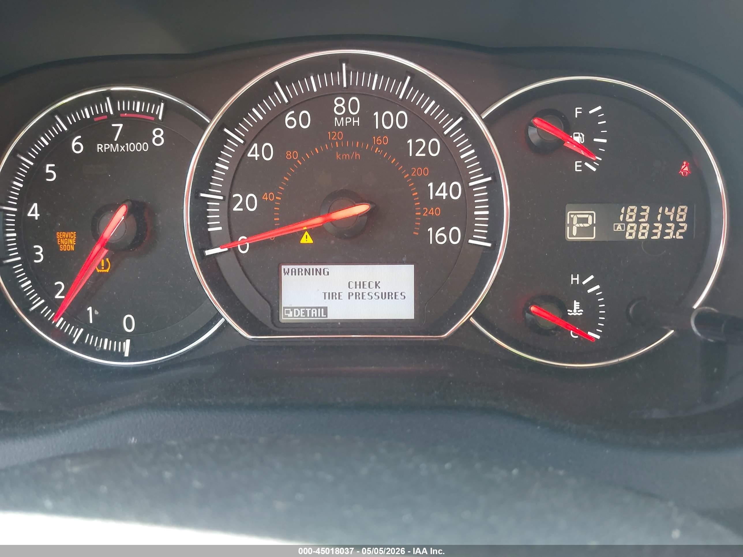 2014 Nissan Maxima 3.5 Sv Серый vin: 1N4AA5AP7EC476509