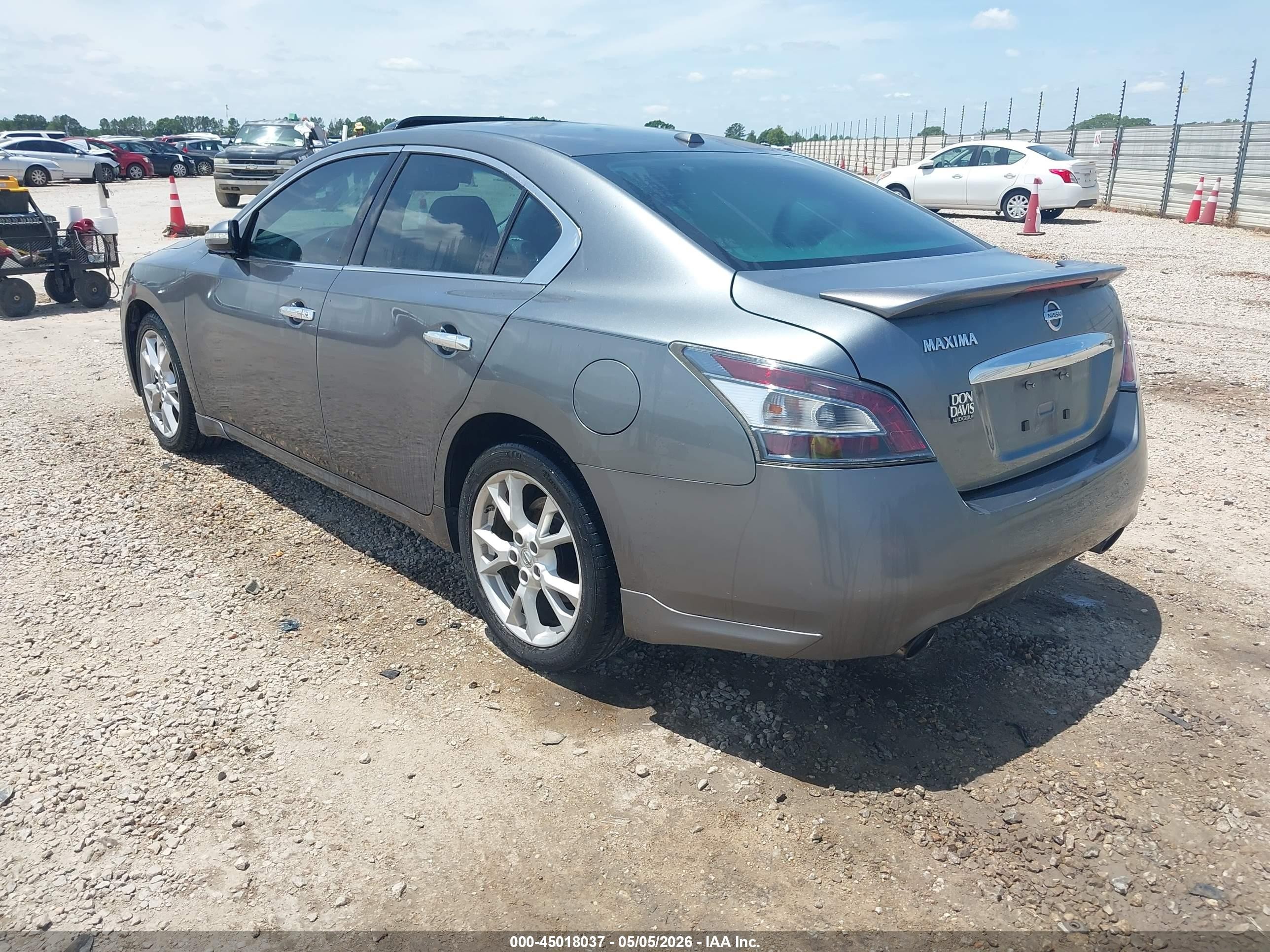 2014 Nissan Maxima 3.5 Sv Серый vin: 1N4AA5AP7EC476509