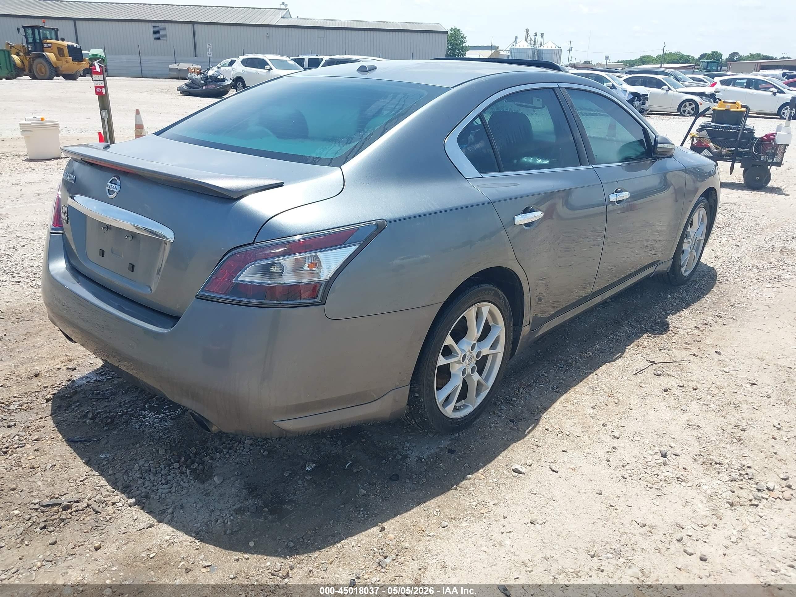2014 Nissan Maxima 3.5 Sv Серый vin: 1N4AA5AP7EC476509