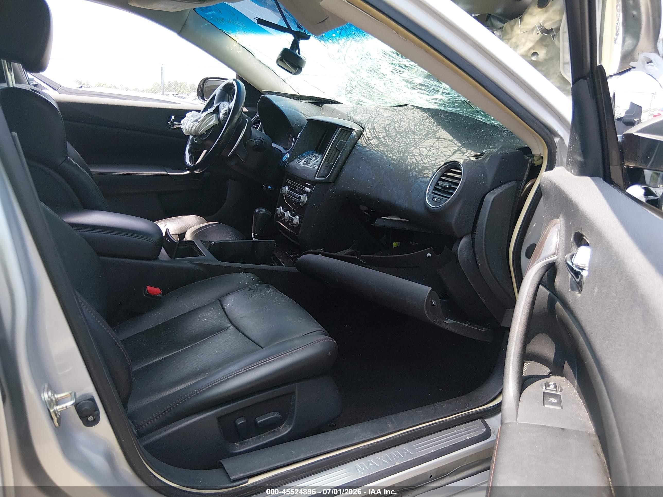 2014 Nissan Maxima 3.5 Sv Silver vin: 1N4AA5AP7EC478082
