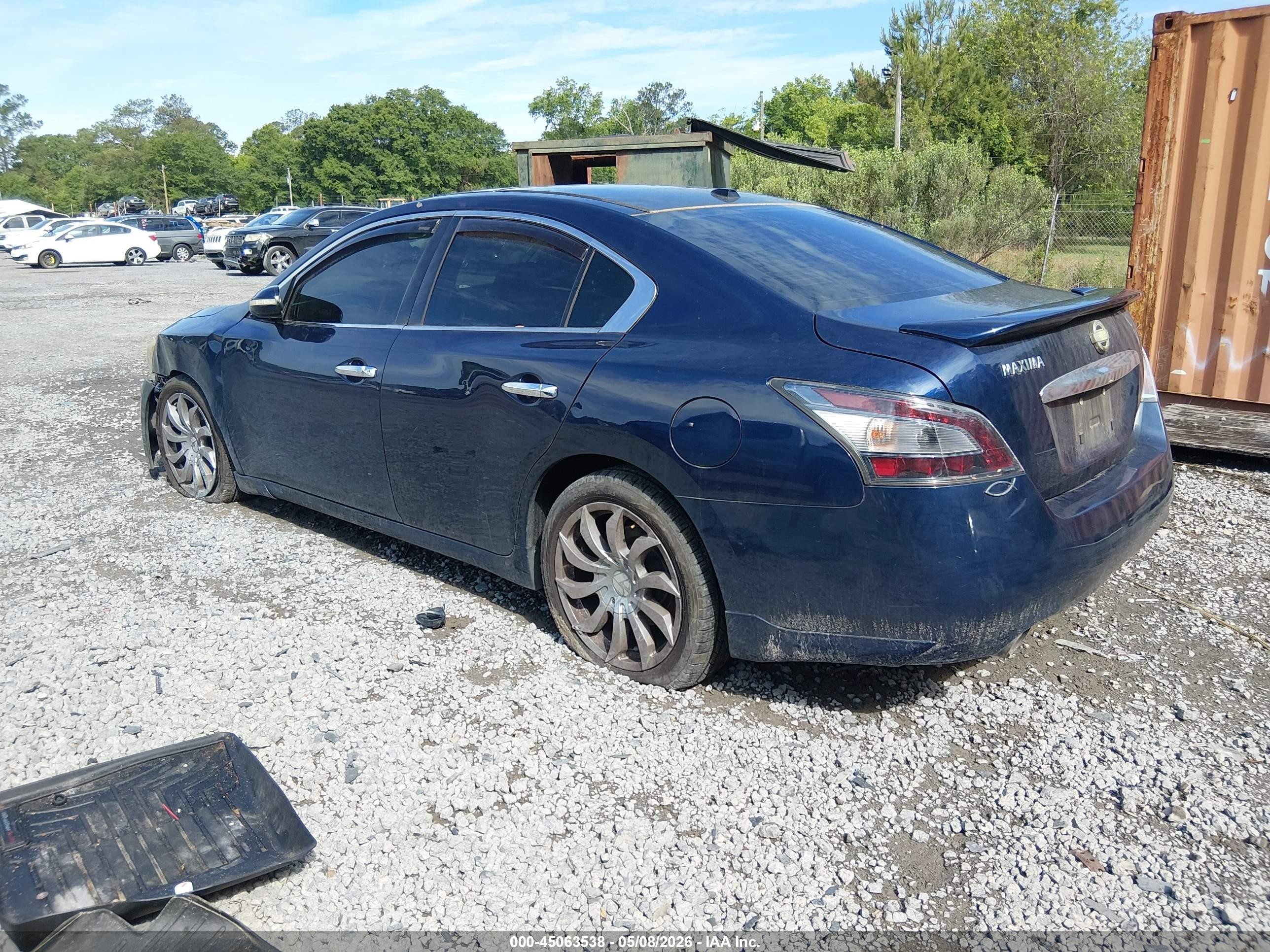 2014 Nissan Maxima 3.5 S/3.5 Sv Dark Blue vin: 1N4AA5AP7EC485128