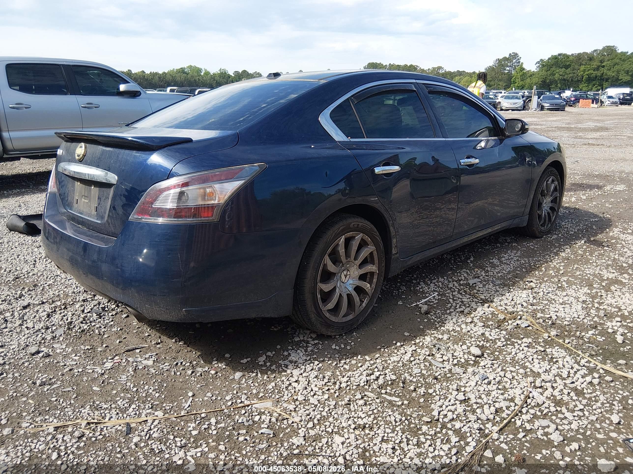 2014 Nissan Maxima 3.5 S/3.5 Sv Dark Blue vin: 1N4AA5AP7EC485128