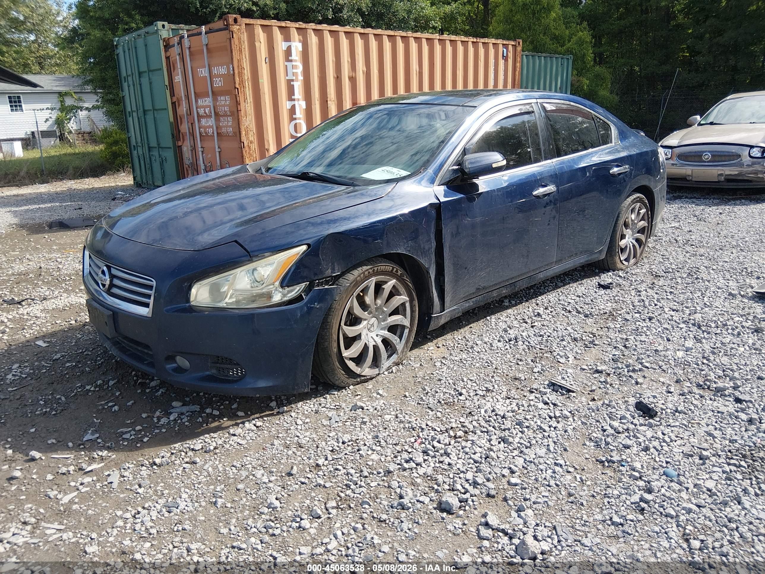 2014 Nissan Maxima 3.5 S/3.5 Sv Dark Blue vin: 1N4AA5AP7EC485128